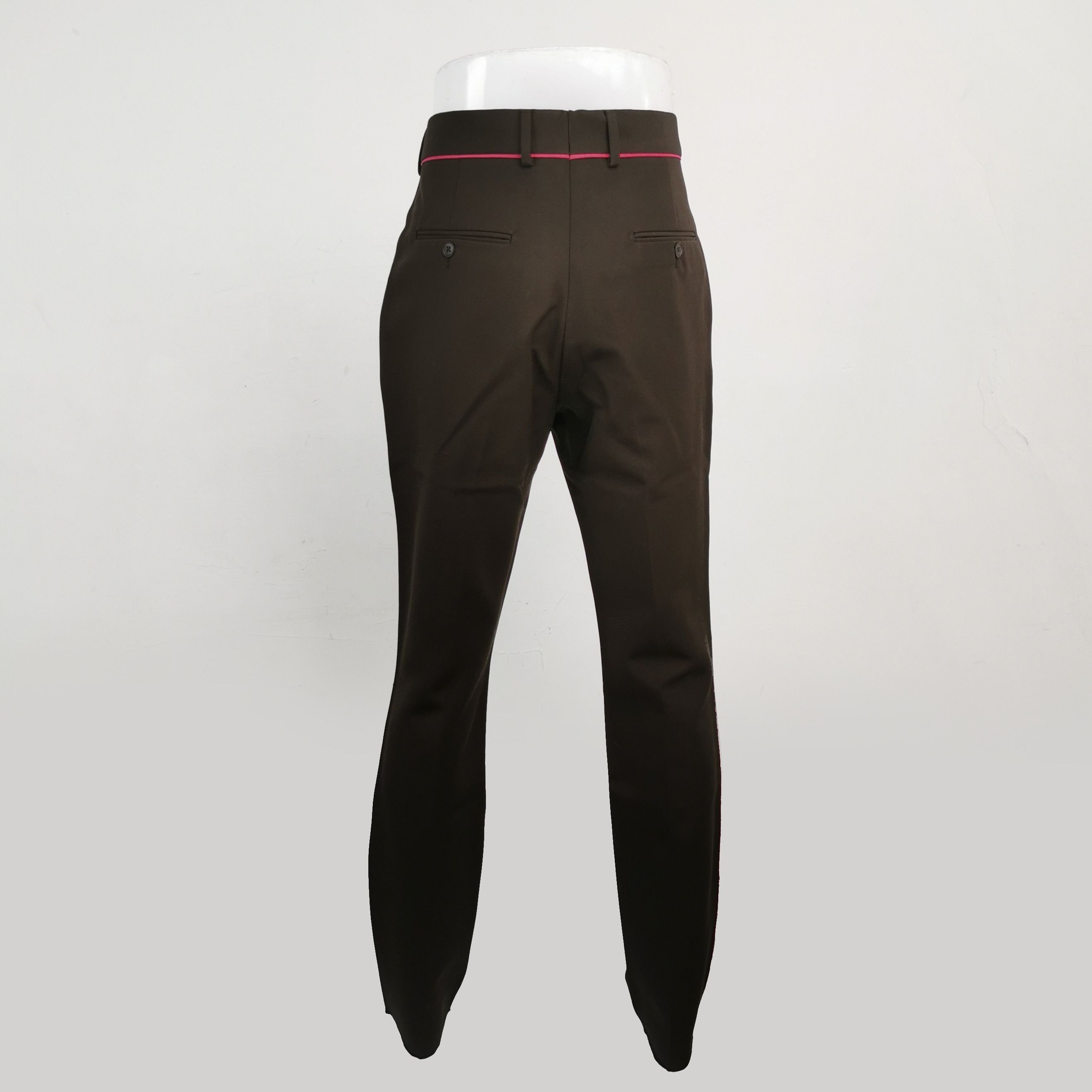 Fendi Fendi Pink Piping Wool Blend Trousers Size 48 Size US 32 / EU 48 - 3 Thumbnail