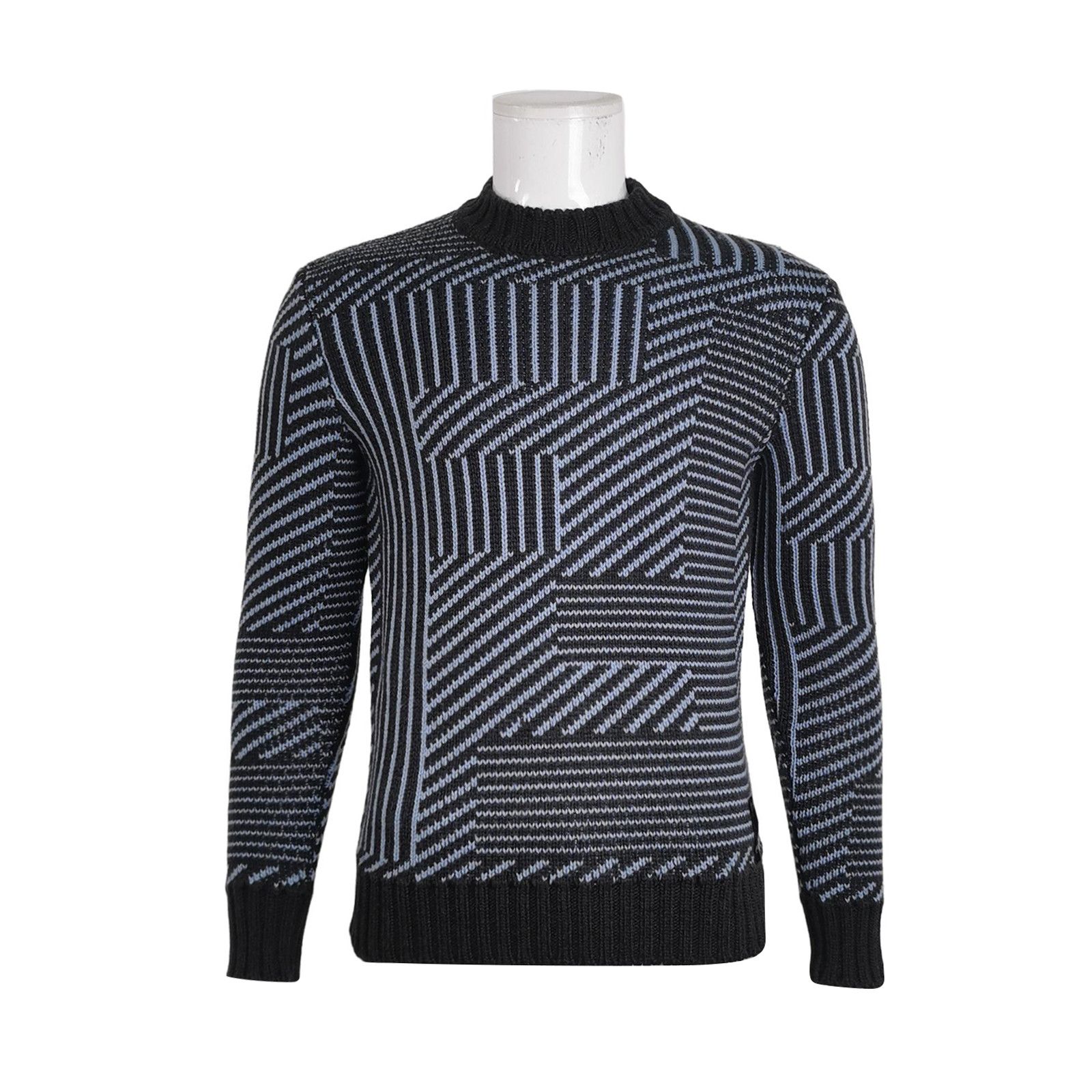Fendi Fendi Patterned Wool Crewneck Sweater IT 44 Size US S / EU 44-46 / 1 - 2 Thumbnail