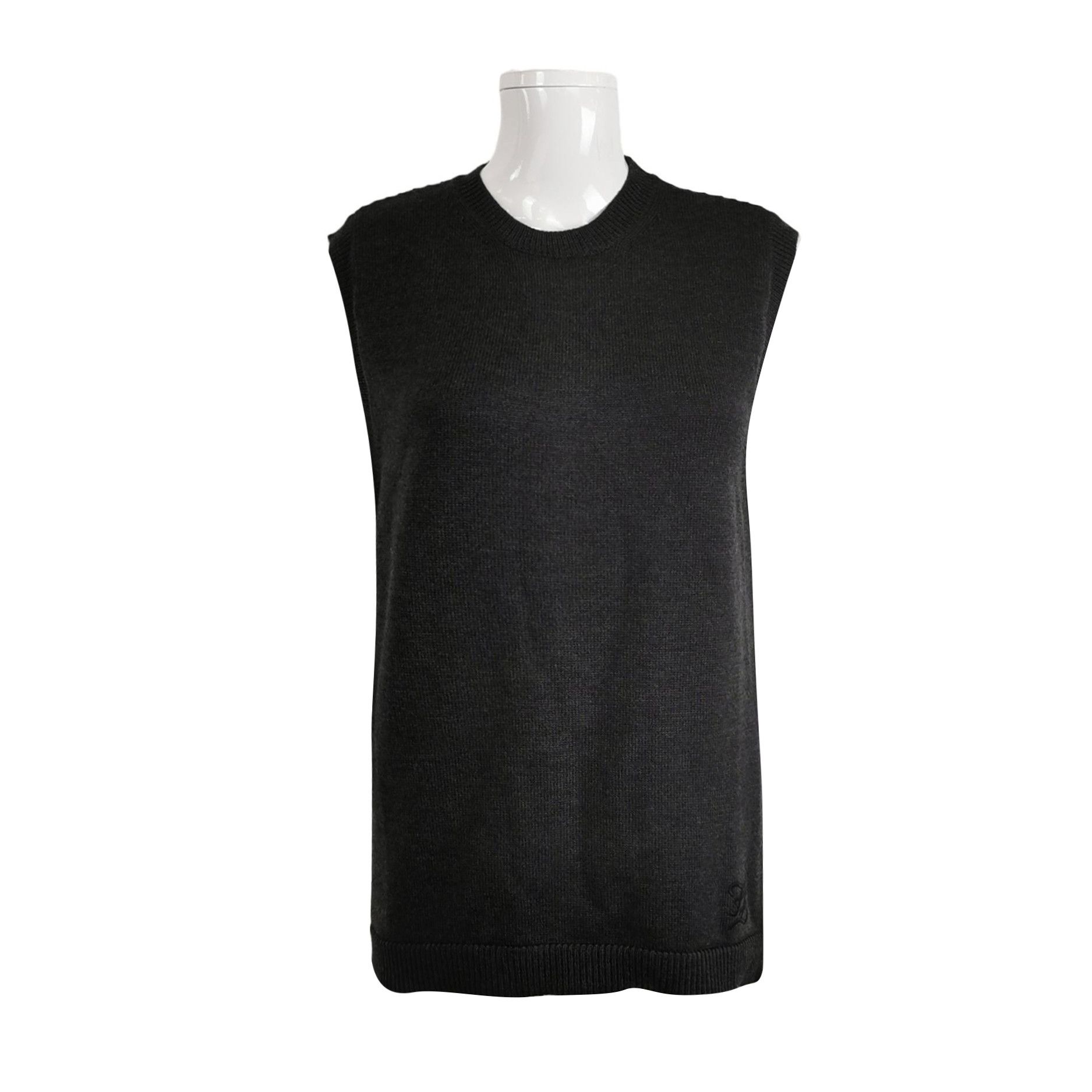 Fendi Fendi Embroidered Logo Wool Knit Vest IT 46 Size US S / EU 44-46 / 1 - 2 Thumbnail