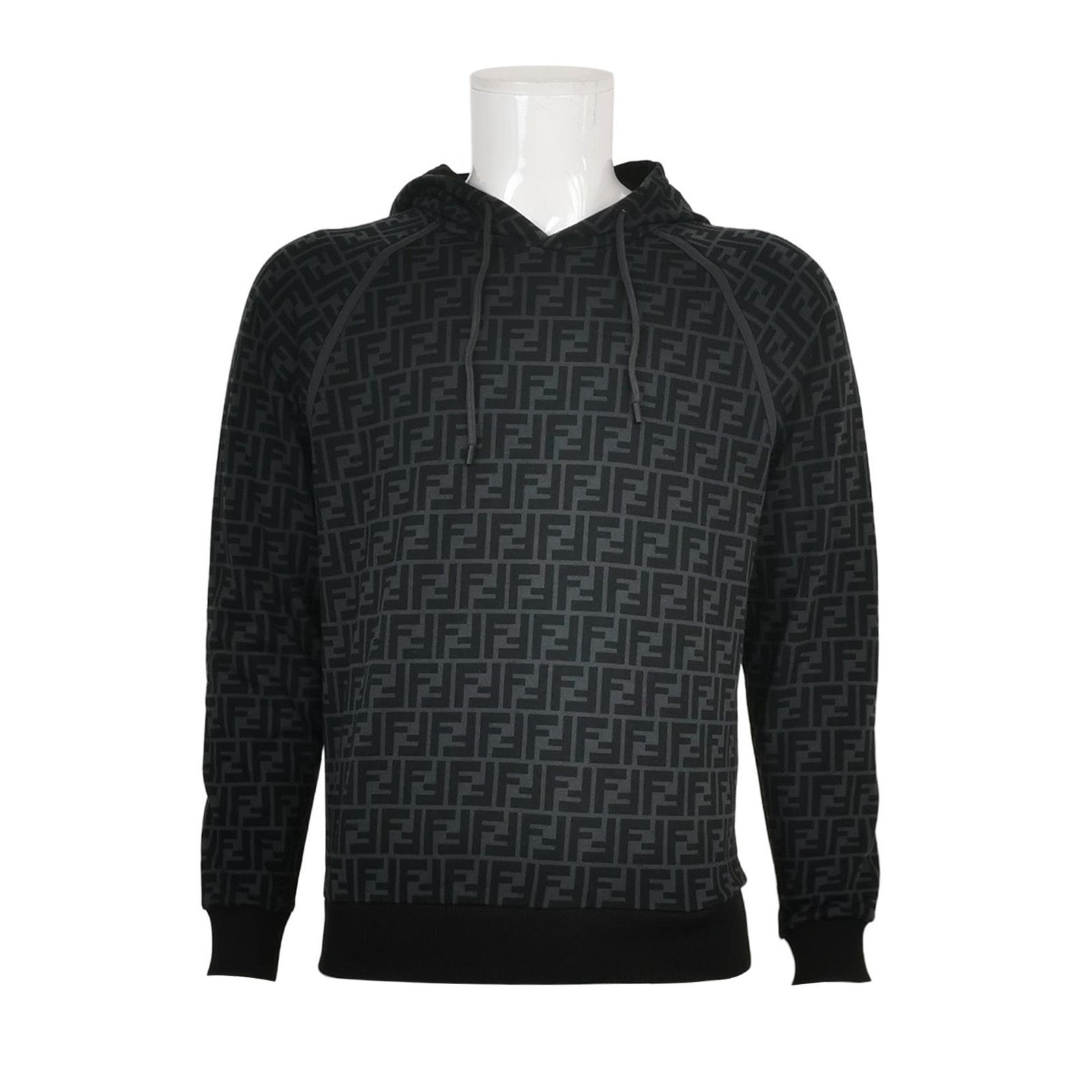 Fendi Fendi FF Monogram Cotton Hoodie Size S Size US S / EU 44-46 / 1 - 2 Thumbnail