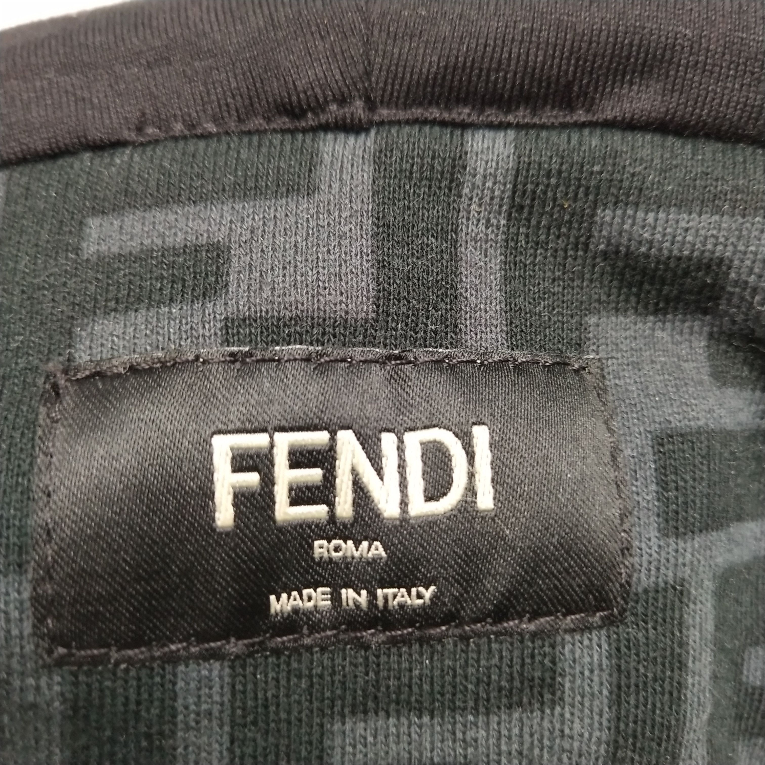 Fendi Fendi FF Monogram Cotton Hoodie Size S Size US S / EU 44-46 / 1 - 6 Thumbnail
