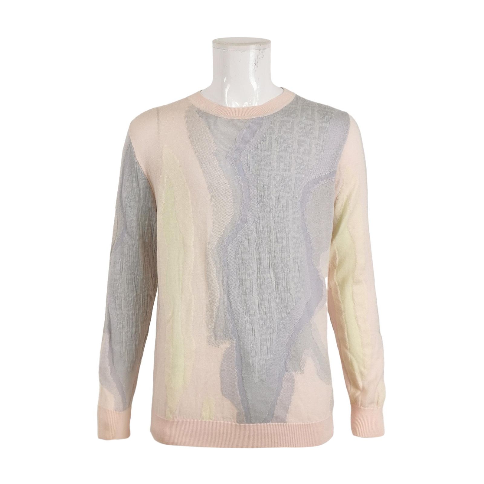 Fendi Fendi FF Monogram Intarsia Knit Sweater 52 Size US L / EU 52-54 / 3 - 2 Thumbnail