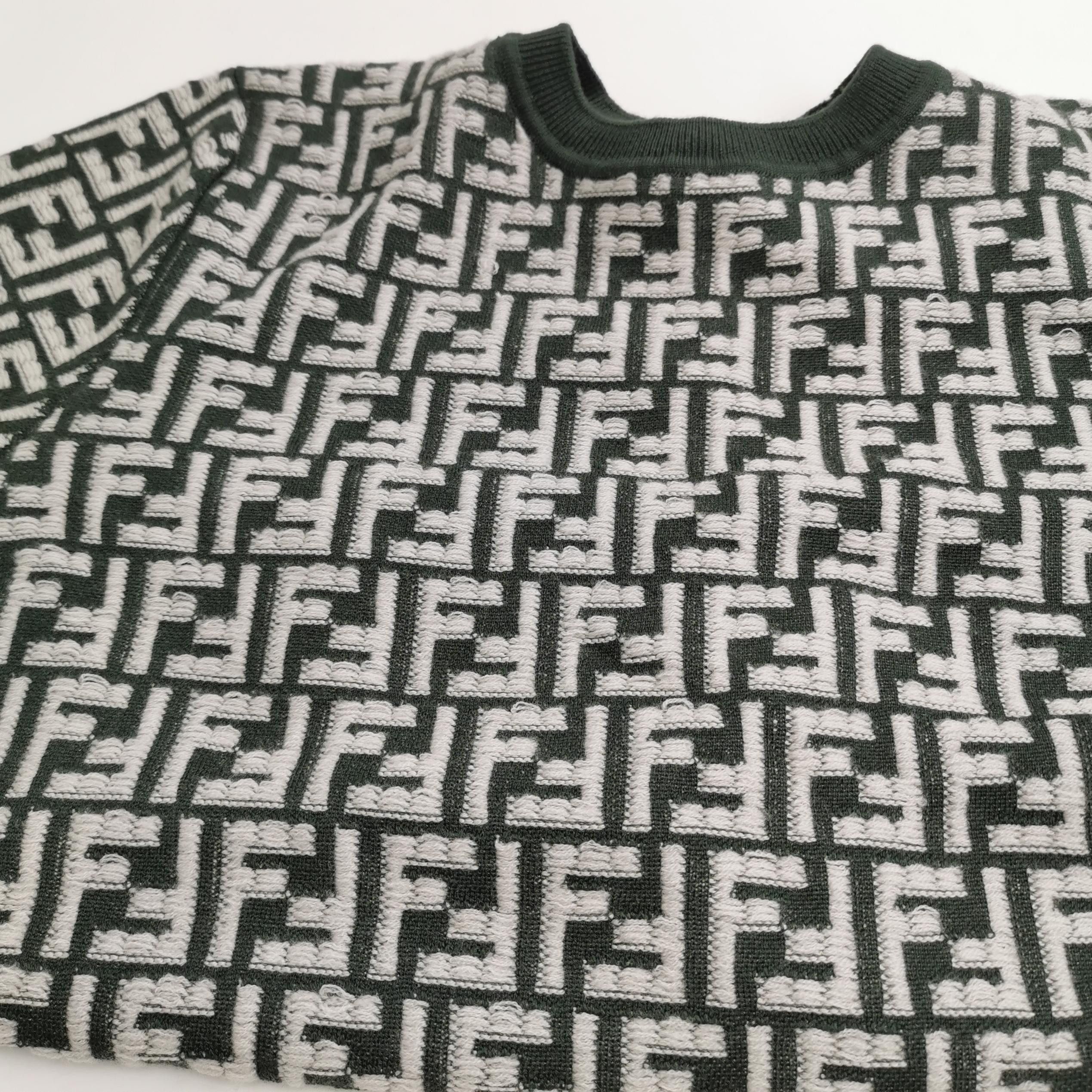 Fendi Fendi FF Monogram Wool Pullover Size 46 Size US S / EU 44-46 / 1 - 4 Thumbnail