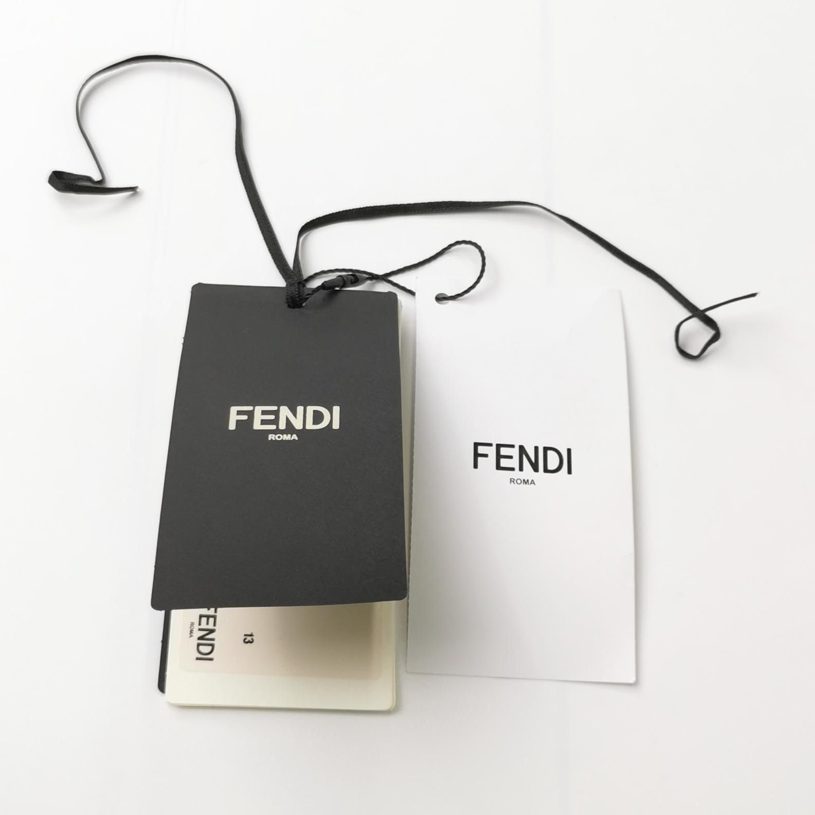 Fendi Fendi Double F Logo Contrast Collar T-Shirt Size M Size US M / EU 48-50 / 2 - 5 Thumbnail