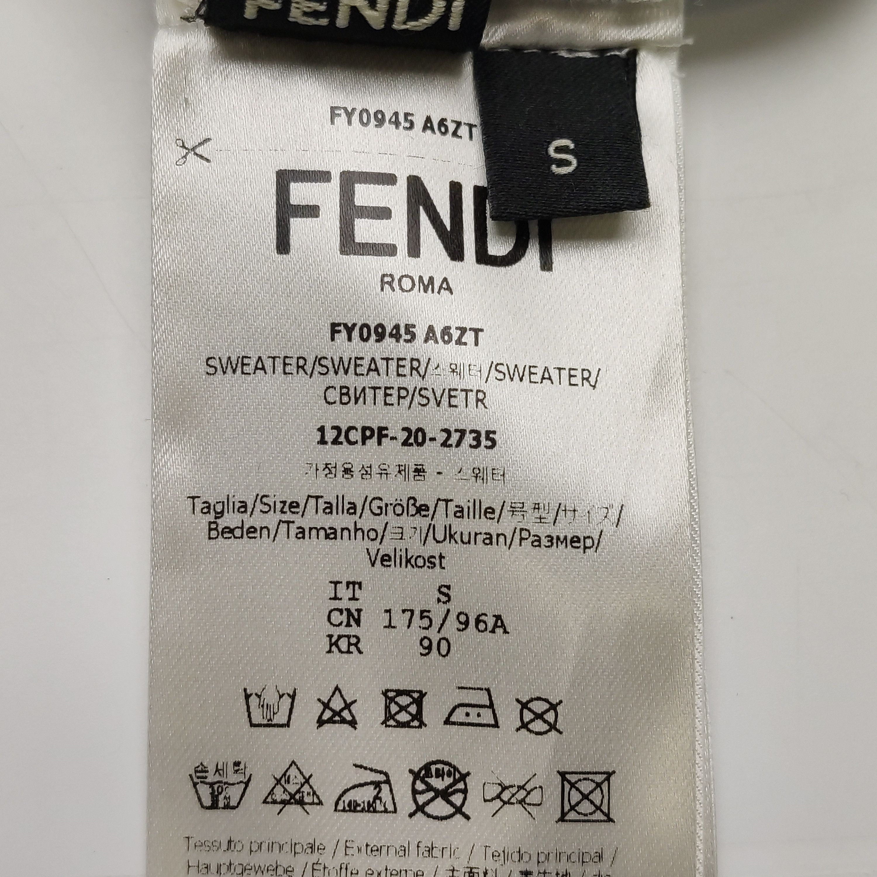 Fendi Fendi FF Monogram Contrast Trim Hoodie Size S Size US S / EU 44-46 / 1 - 7 Thumbnail