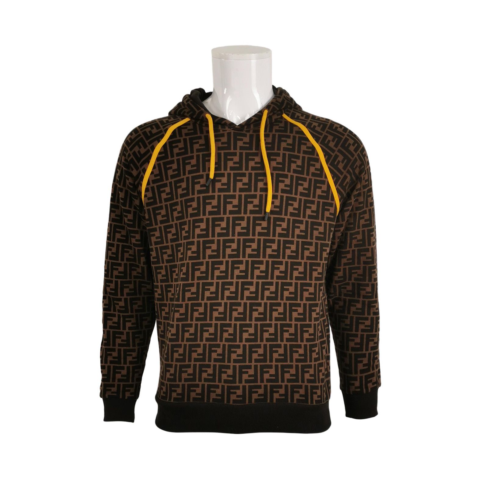 Fendi Fendi FF Monogram Contrast Trim Hoodie Size S Size US S / EU 44-46 / 1 - 2 Thumbnail