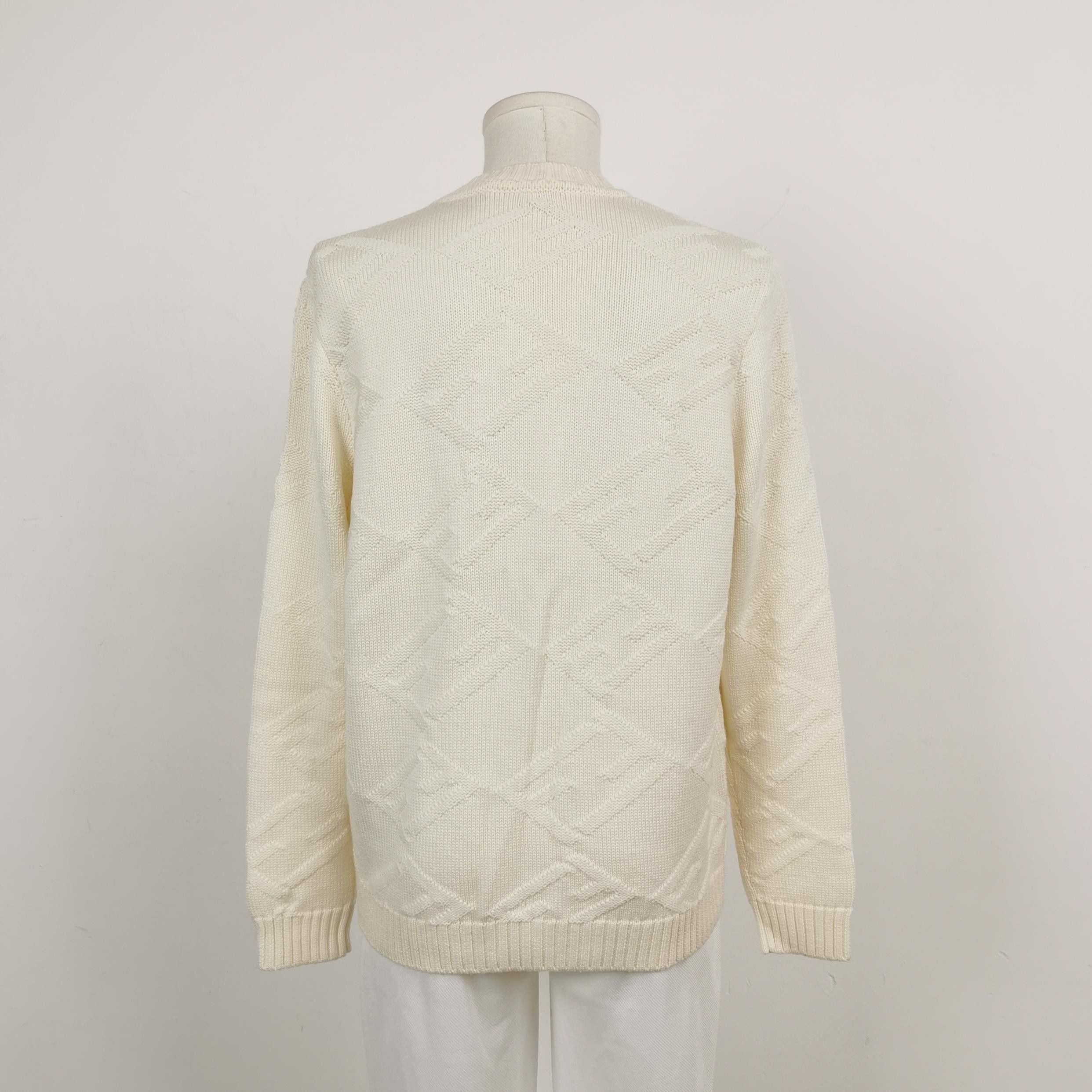Fendi Fendi FF Monogram Wool Crewneck Sweater Size 50 Size US M / EU 48-50 / 2 - 3 Thumbnail