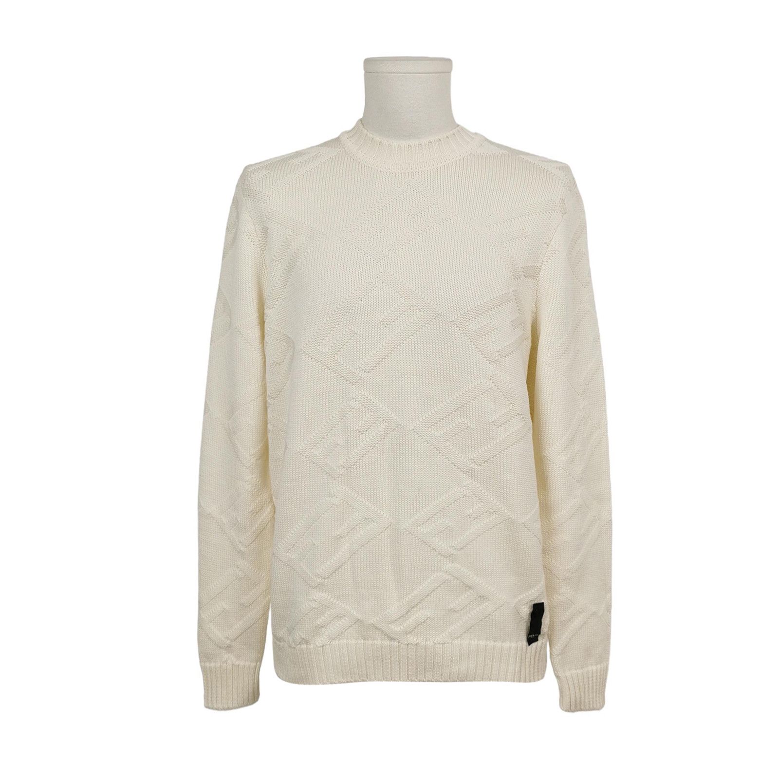 Fendi Fendi FF Monogram Wool Crewneck Sweater Size 50 Size US M / EU 48-50 / 2 - 2 Thumbnail