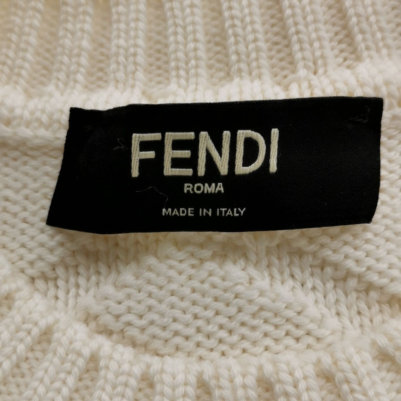 Fendi Fendi FF Monogram Wool Crewneck Sweater Size 50 Size US M / EU 48-50 / 2 - 5 Thumbnail