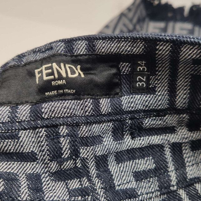 Fendi Fendi FF Logo Jacquard Shorts Size 32 Size US 32 / EU 48 - 6 Thumbnail