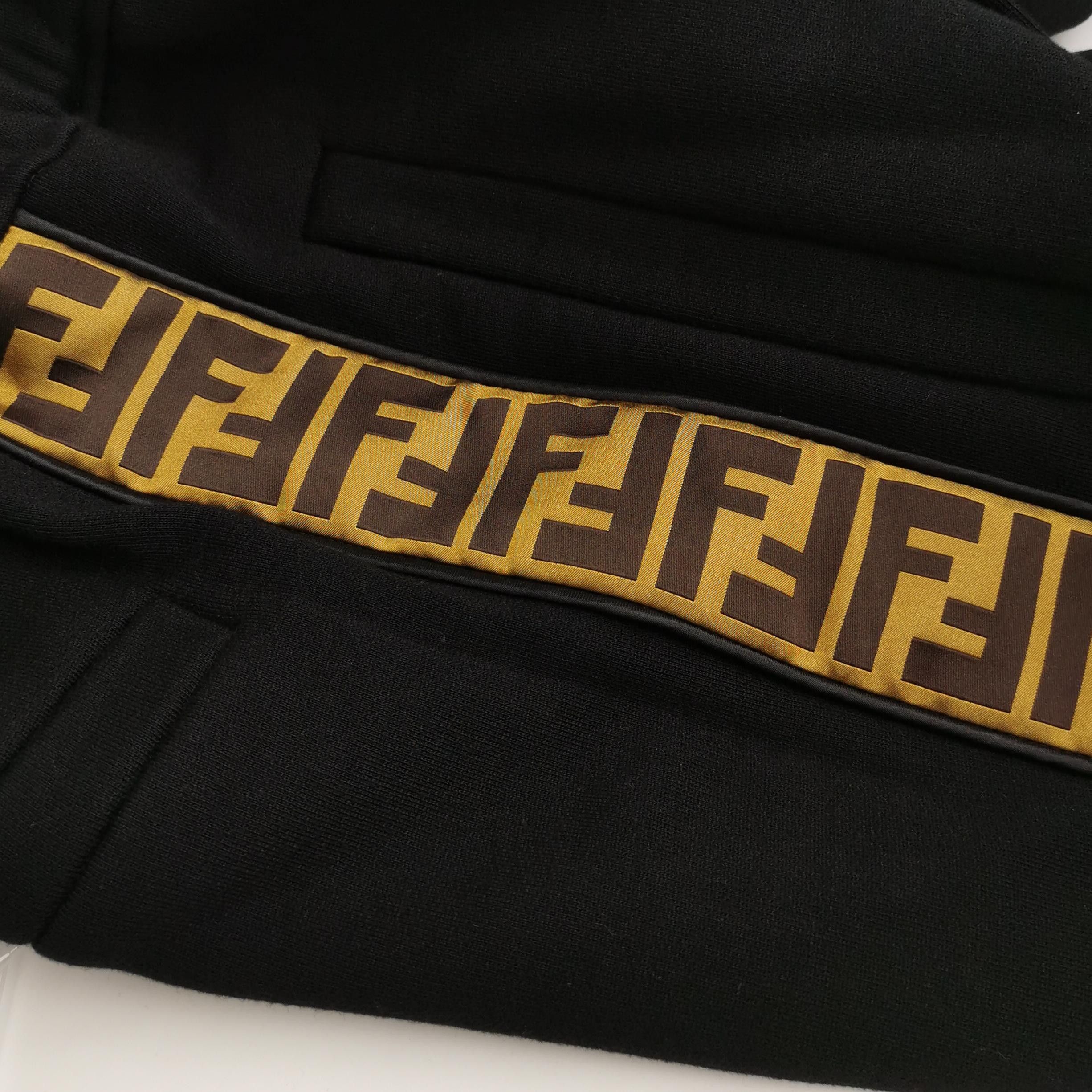 Fendi Fendi Side FF Tape Cotton Wool Silk Trousers 52 Size US 36 / EU 52 - 4 Thumbnail
