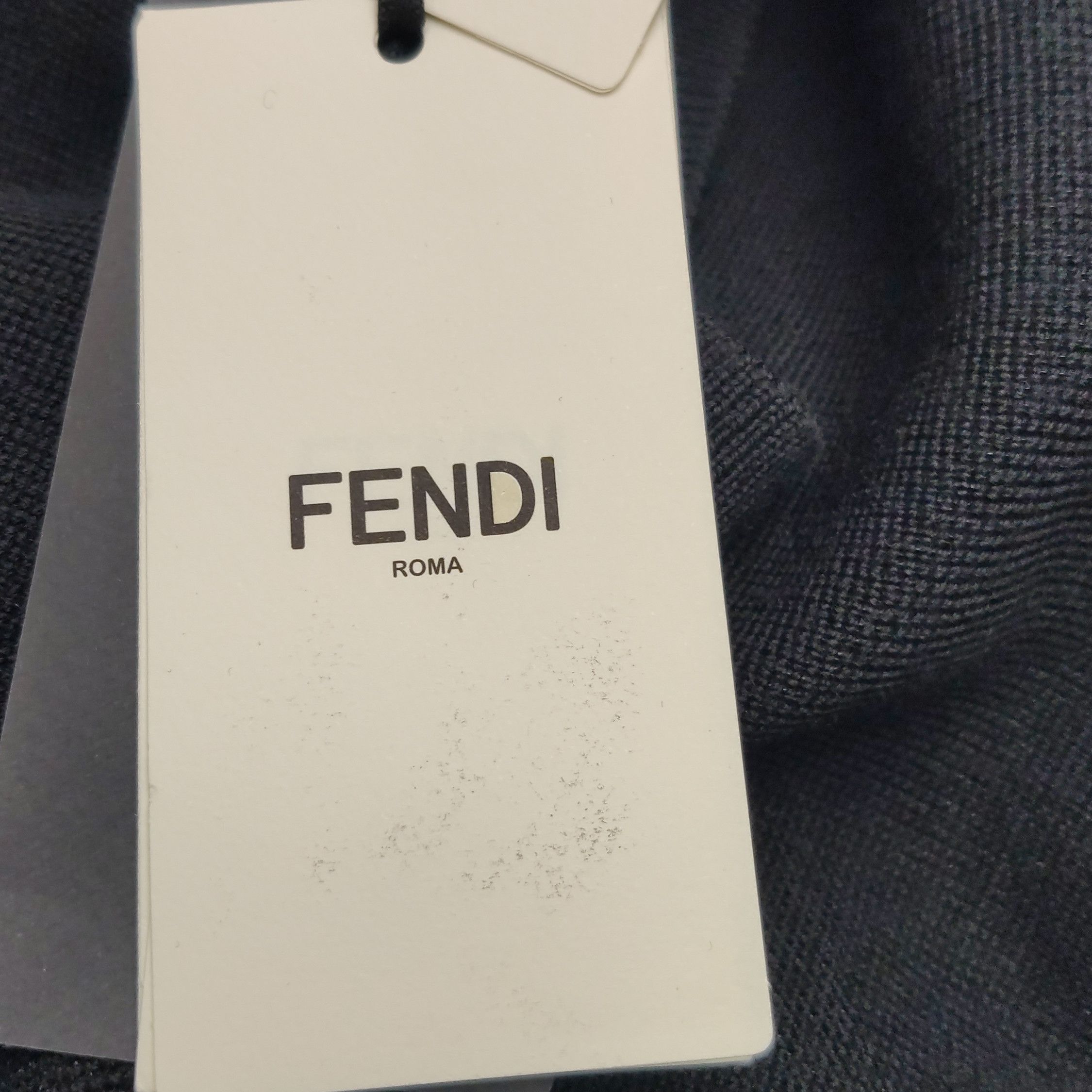 Fendi Fendi FF Logo Wool Blend Crewneck Sweater Size 52 Size US L / EU 52-54 / 3 - 11 Thumbnail