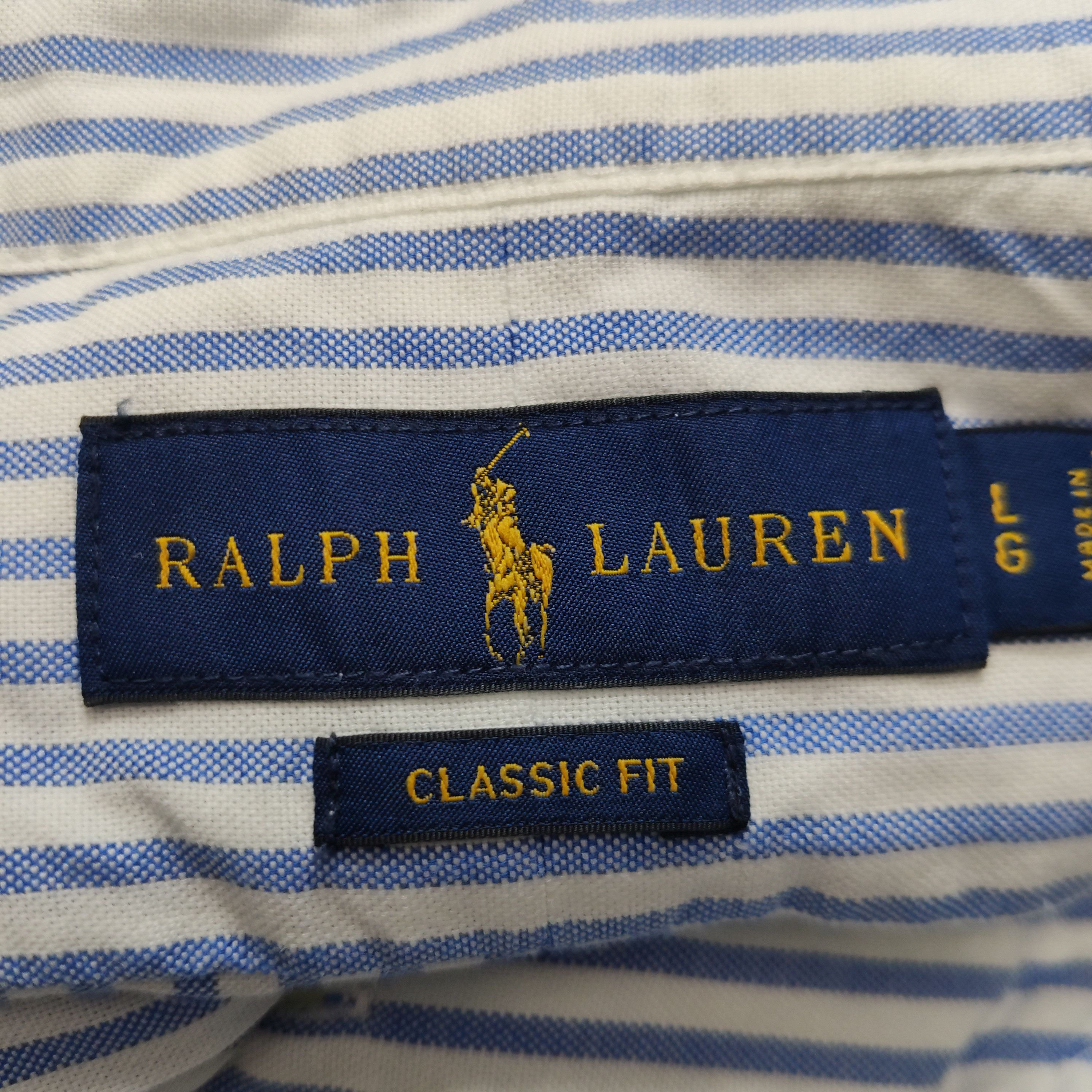 Ralph Lauren Ralph Lauren Striped Button Up Shirt Size US L Size US L / EU 52-54 / 3 - 7 Thumbnail