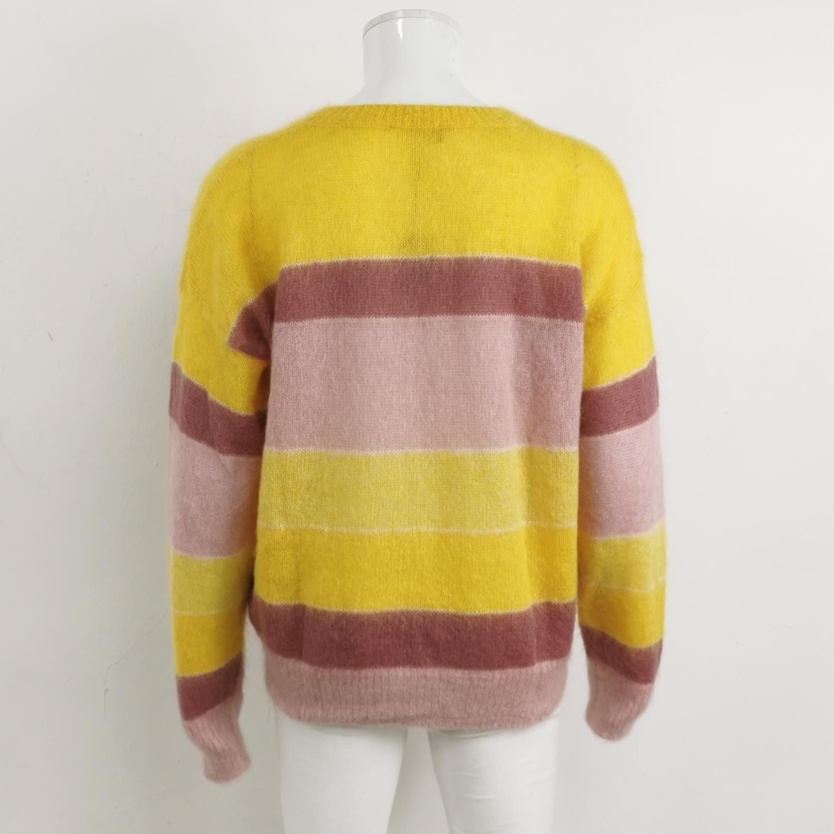 Isabel Marant Isabel Marant Striped Mohair Blend Sweater L Size US L / EU 52-54 / 3 - 3 Thumbnail