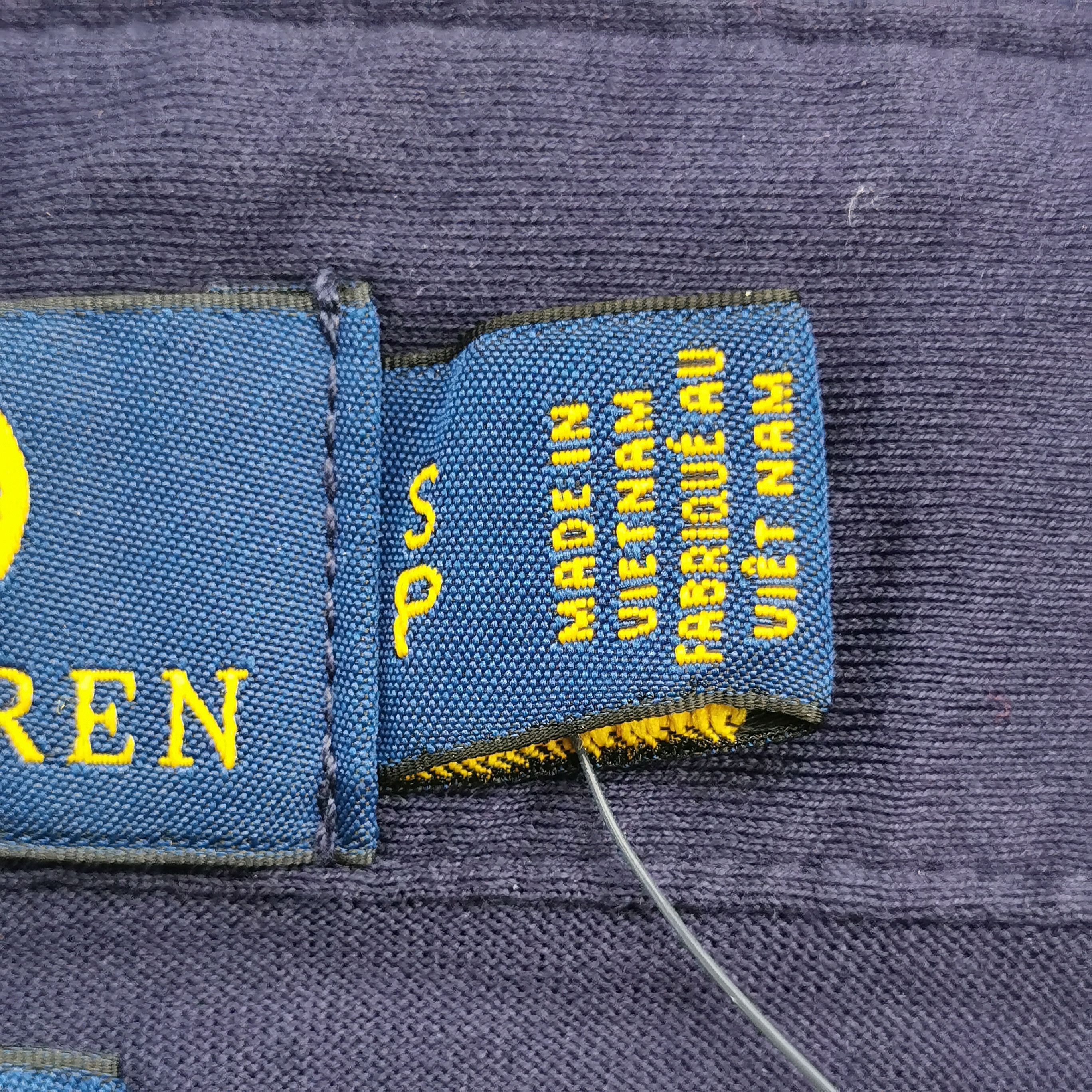 Polo Ralph Lauren Polo Ralph Lauren Navy Blue Cotton Polo Size S Size US S / EU 44-46 / 1 - 7 Thumbnail