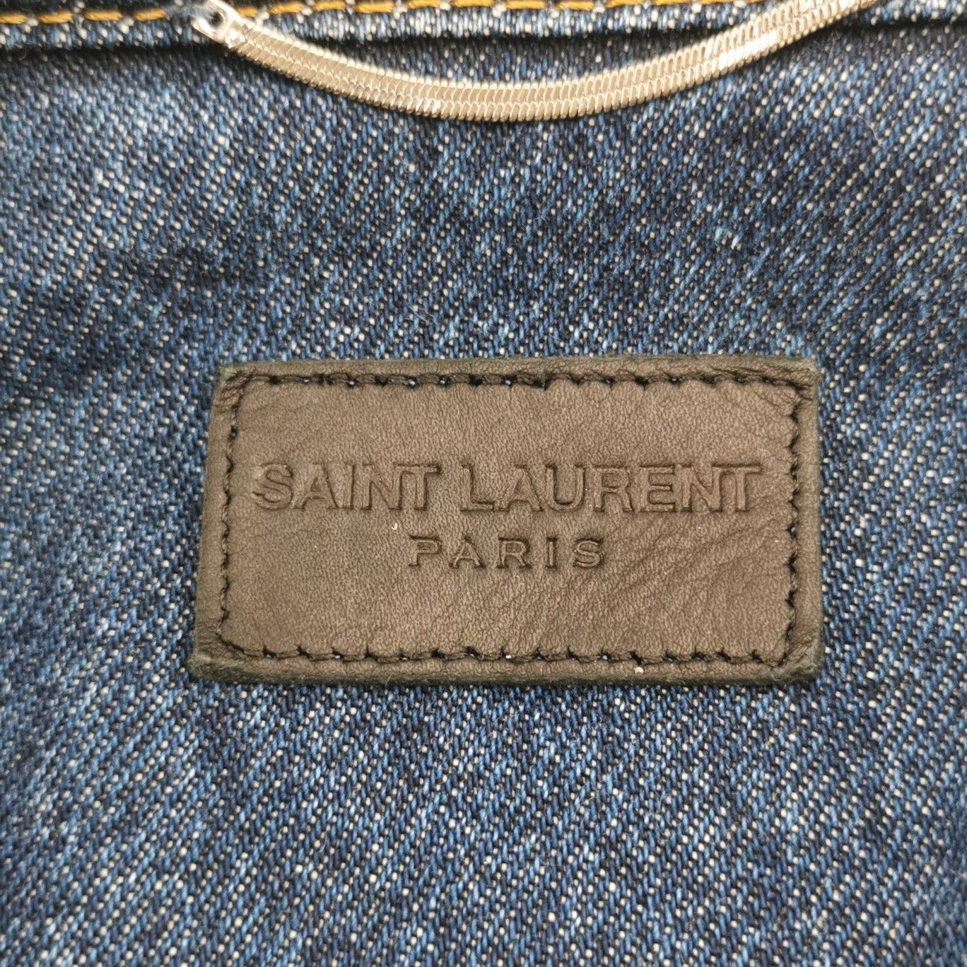 Saint Laurent Paris Saint Laurent Cotton Denim Jacket Size S Size US S / EU 44-46 / 1 - 7 Thumbnail