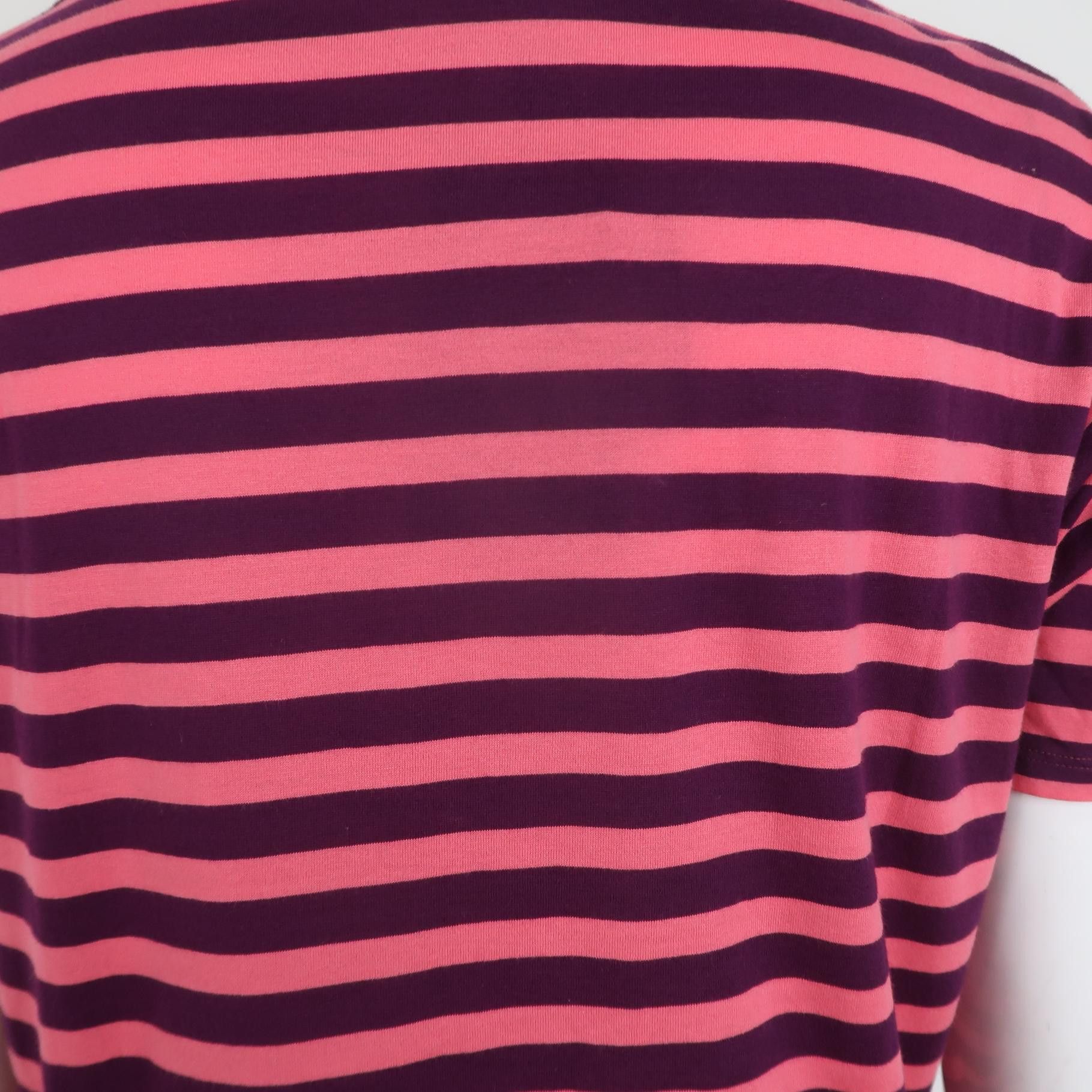 Saint Laurent Paris Saint Laurent Striped Cotton T-Shirt L Size US L / EU 52-54 / 3 - 4 Thumbnail