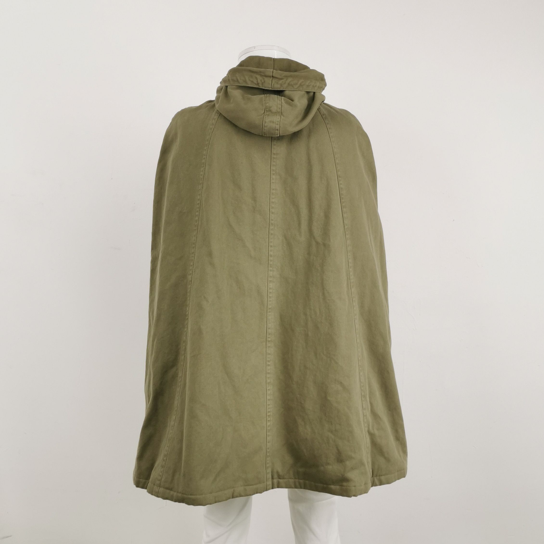 Saint Laurent Paris Saint Laurent Cotton Hooded Cloak 44 Size US S / EU 44-46 / 1 - 3 Thumbnail
