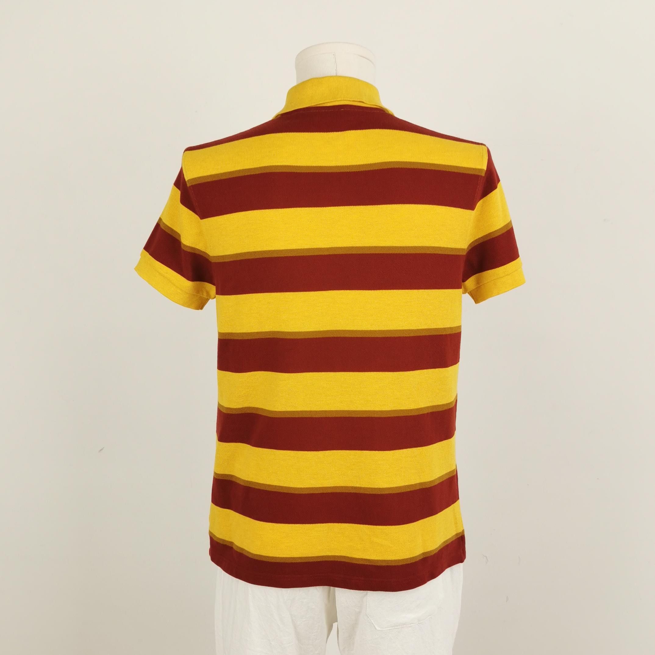 Saint Laurent Paris Saint Laurent Striped Cotton Polo Shirt XS Size US XS / EU 42 / 0 - 4 Thumbnail