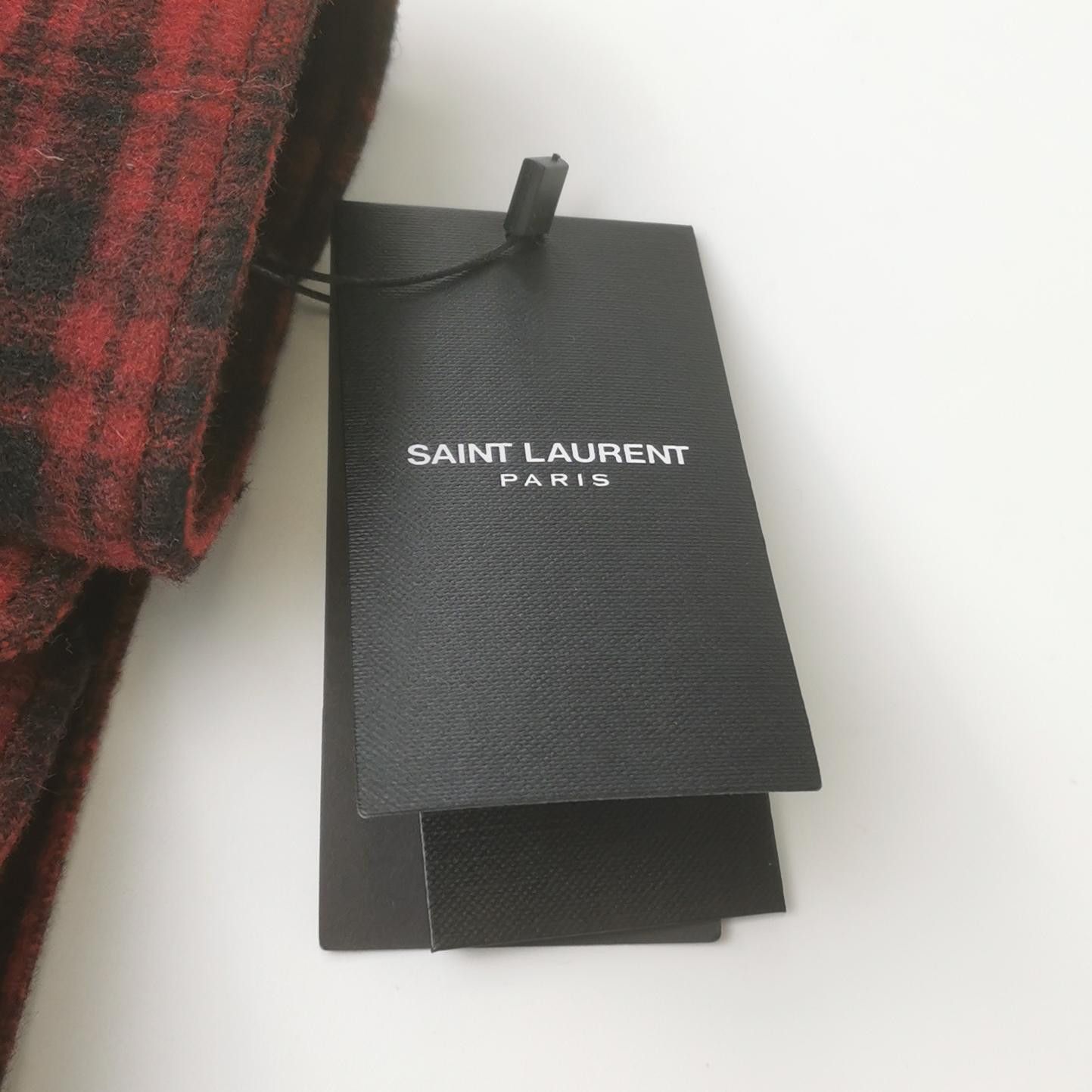 Saint Laurent Paris Saint Laurent Plaid Shearling-Lined Wool Jacket XS Size US XS / EU 42 / 0 - 5 Thumbnail