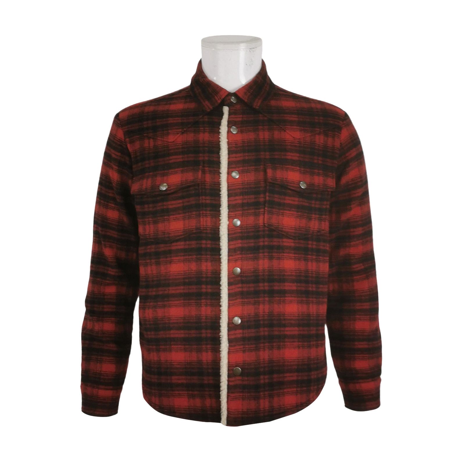 Saint Laurent Paris Saint Laurent Plaid Shearling-Lined Wool Jacket XS Size US XS / EU 42 / 0 - 2 Thumbnail