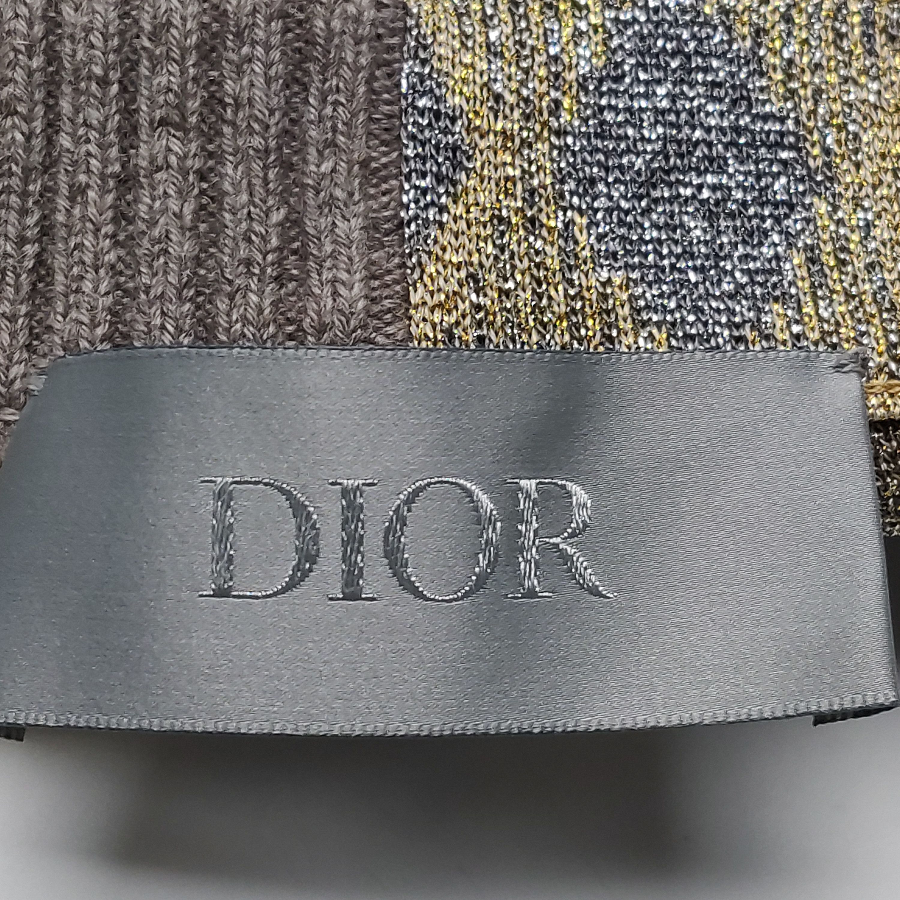 Dior Dior Contrast Argyle Cashmere Blend Vest XS Size US XS / EU 42 / 0 - 5 Thumbnail