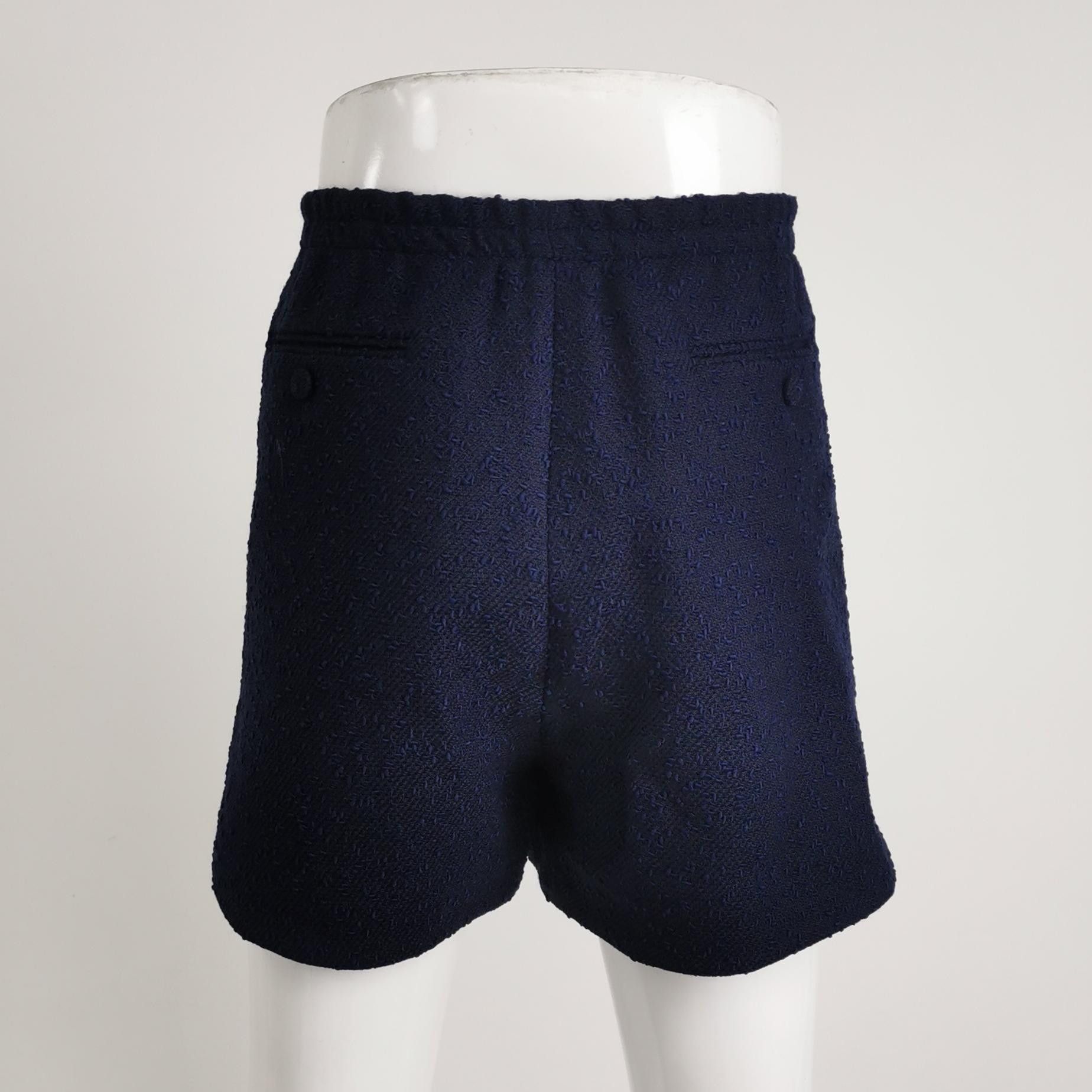 Dior Dior Virgin Wool Blend Navy Shorts M Size US 32 / EU 48 - 3 Thumbnail