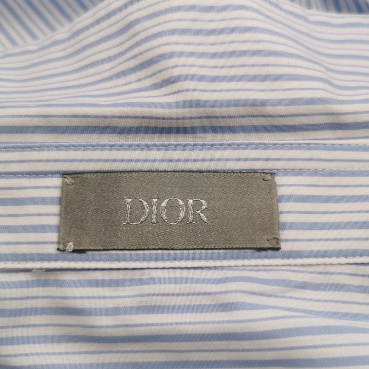 Dior Dior Striped Cotton Shirt Size 42 Size US L / EU 52-54 / 3 - 10 Thumbnail