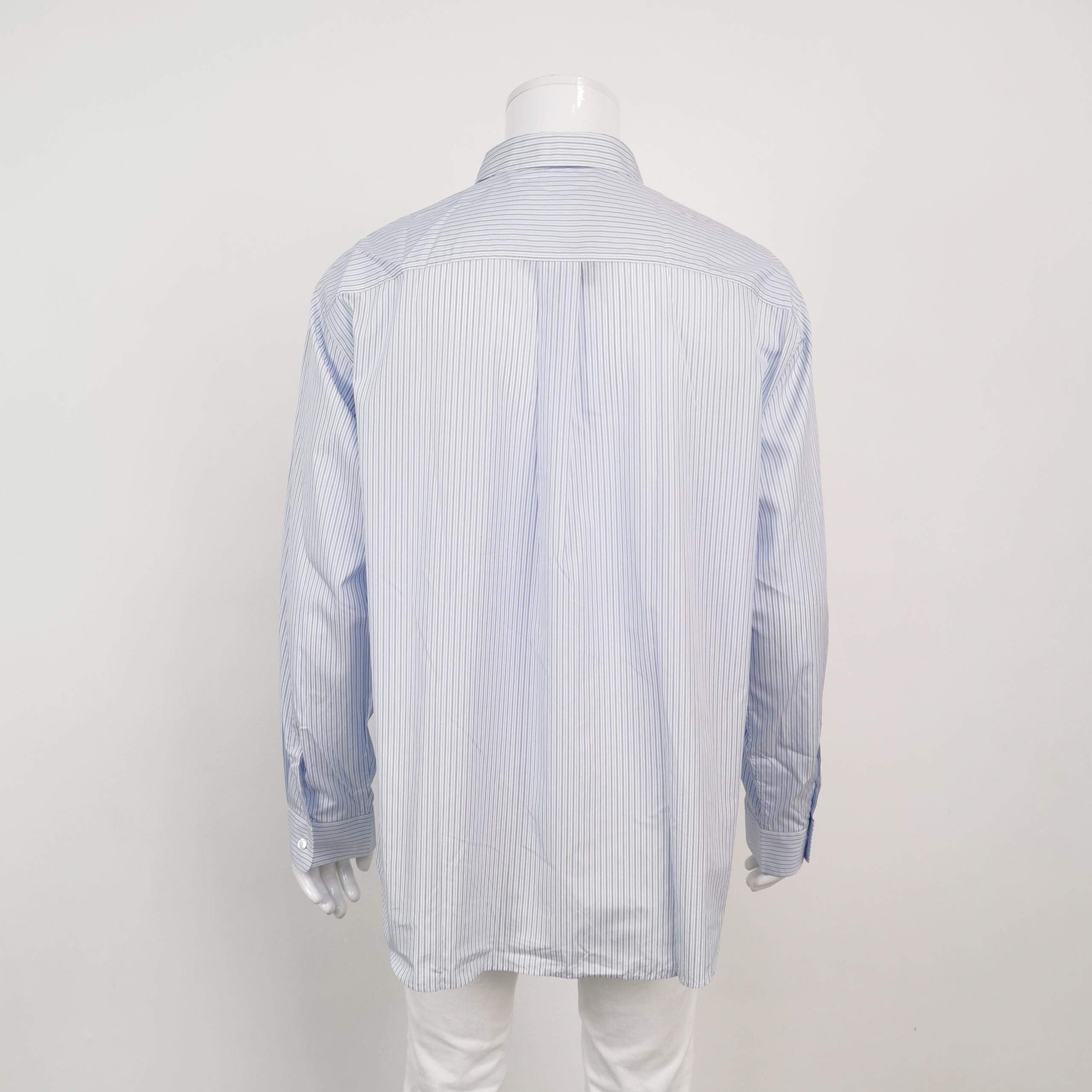 Dior Dior Striped Cotton Shirt Size 42 Size US L / EU 52-54 / 3 - 3 Thumbnail