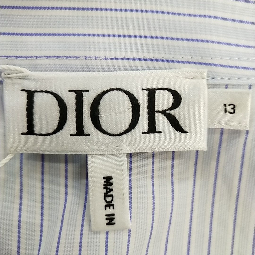 Dior Dior Striped 1947 Embroidered Shirt 13Y Size US XS / EU 42 / 0 - 7 Thumbnail
