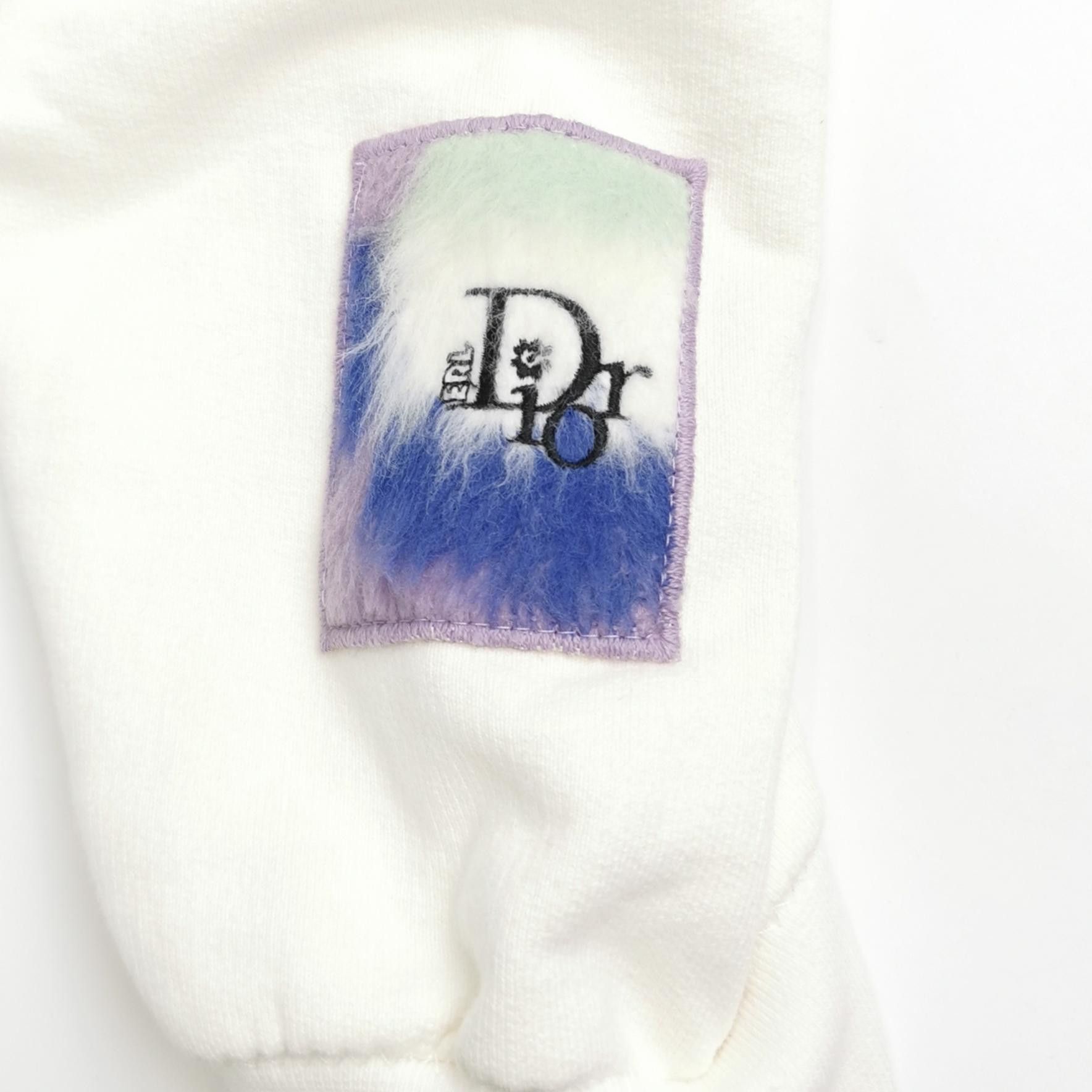 Dior Dior x ERL Fuzzy Patch Sweatshirt Size L Size US L / EU 52-54 / 3 - 4 Thumbnail