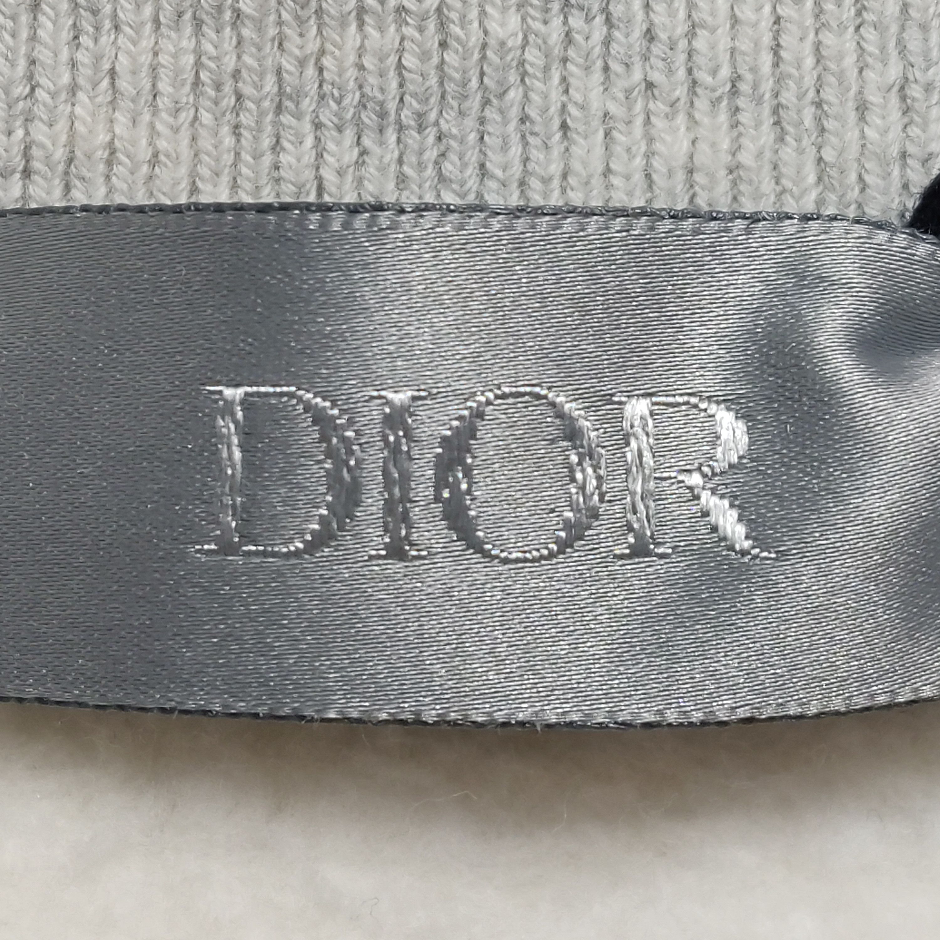 Dior Dior Logo Embroidery Gray Sweatshirt M Size US M / EU 48-50 / 2 - 6 Thumbnail