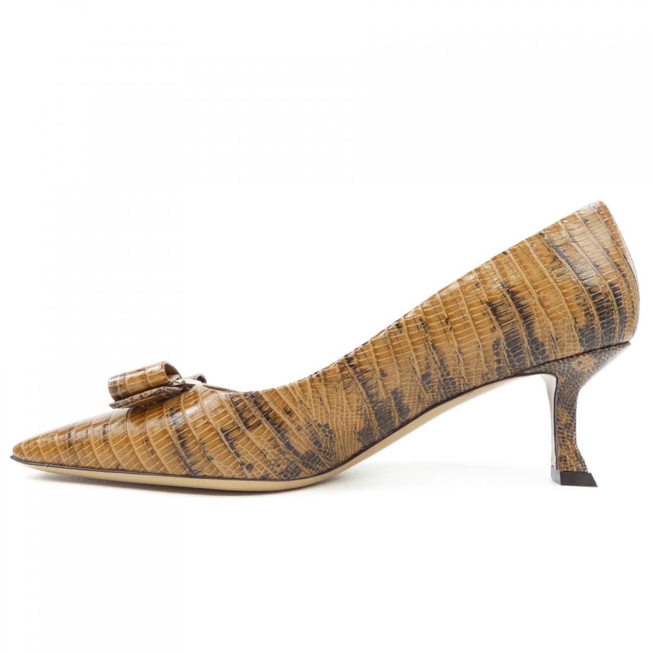 Salvatore Ferragamo Salvatore Ferragamo Salvatore Ferragamo Leather Pumps Leather Shoes DUTY FREE for USA Size ONE SIZE - 2 Thumbnail