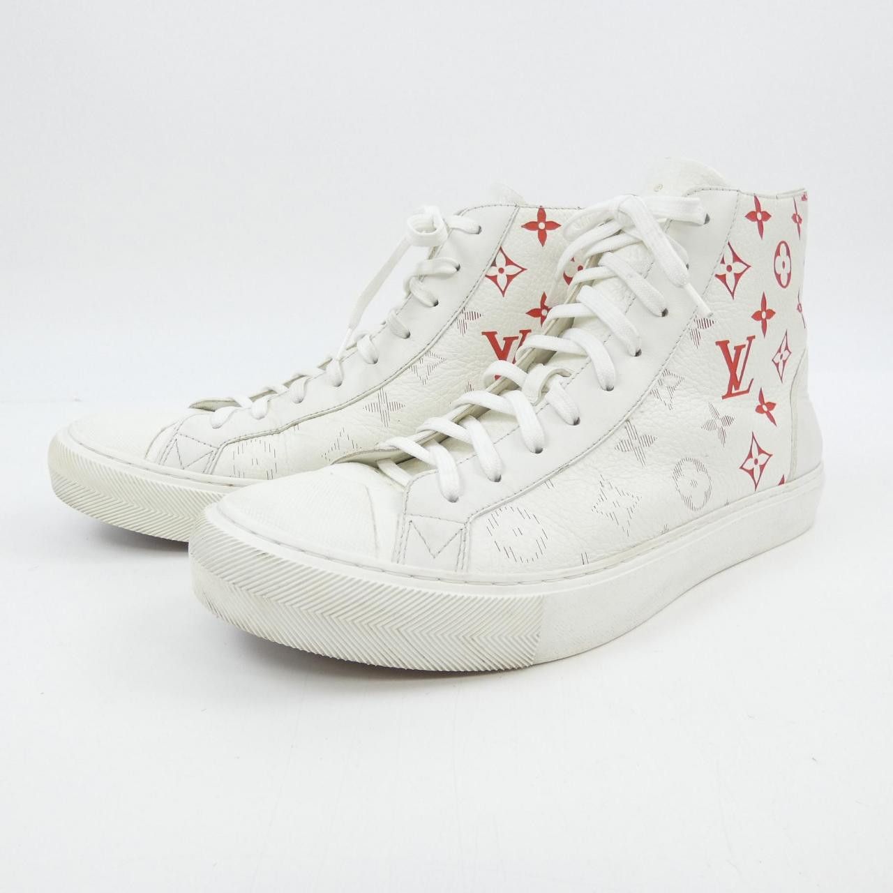 Louis Vuitton Louis Vuitton Louis Vuitton Tattoo Sneakers Leather Shoes DUTY FREE for USA Size ONE SIZE - 3 Thumbnail