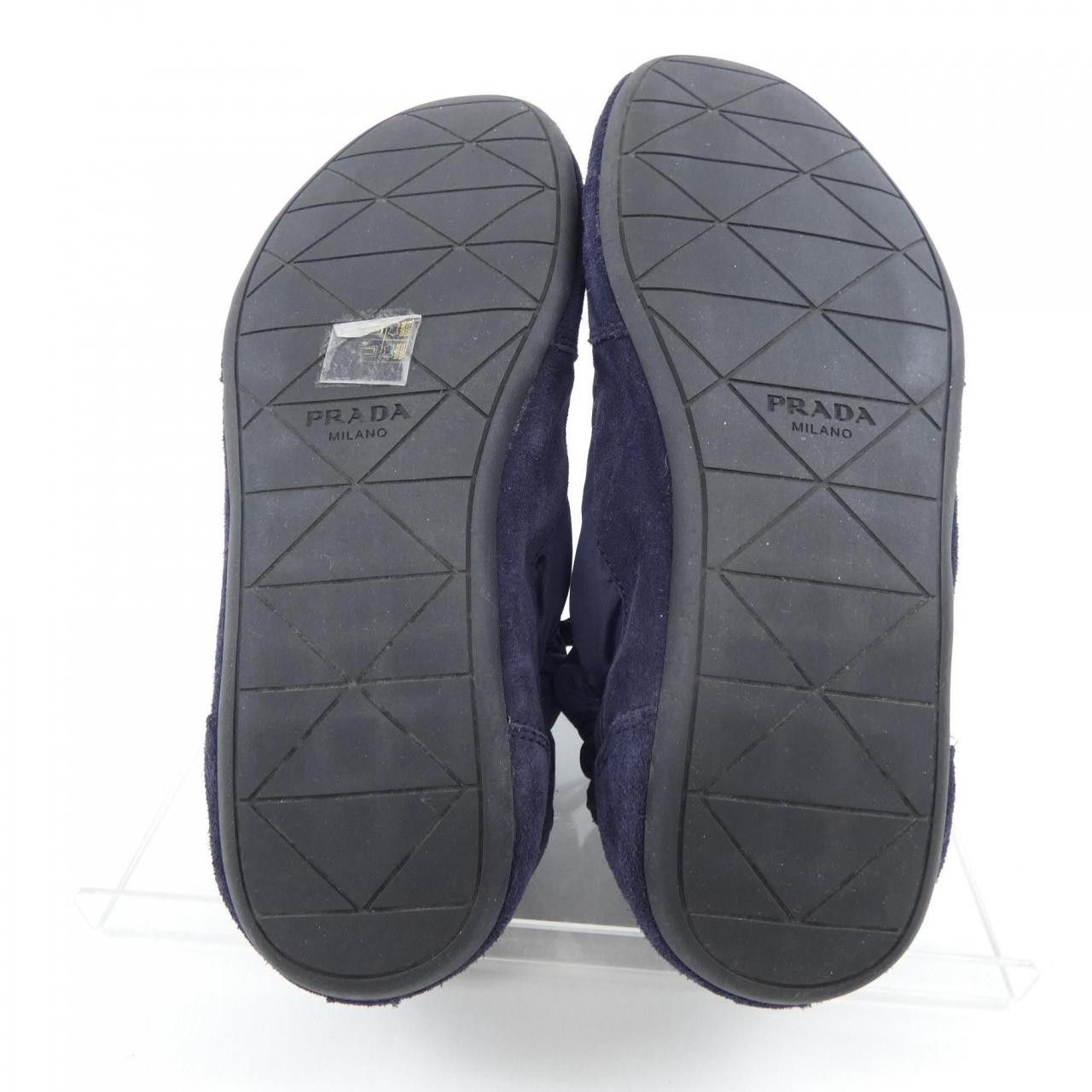 Prada Prada Prada Collapse Re Nylon Suede Sneakers Textile Shoes 1E959N DUTY FREE for USA Size ONE SIZE - 4 Thumbnail
