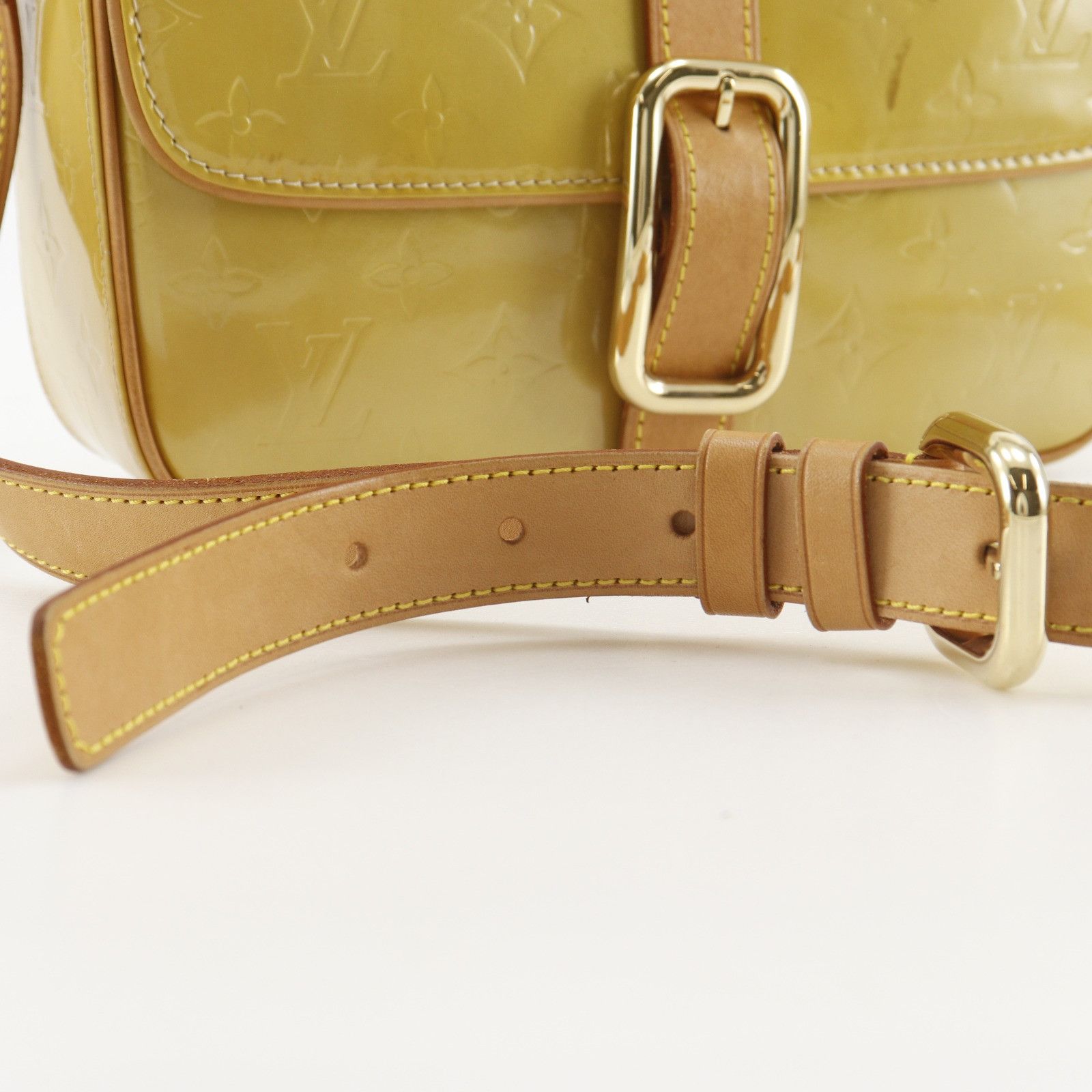 Louis Vuitton Louis Vuitton Louis Vuitton Christy GM Monogram Vernis Shoulder Bag Leather Shoulder Bag M91147 DUTY FREE for USA Size ONE SIZE - 17 Thumbnail