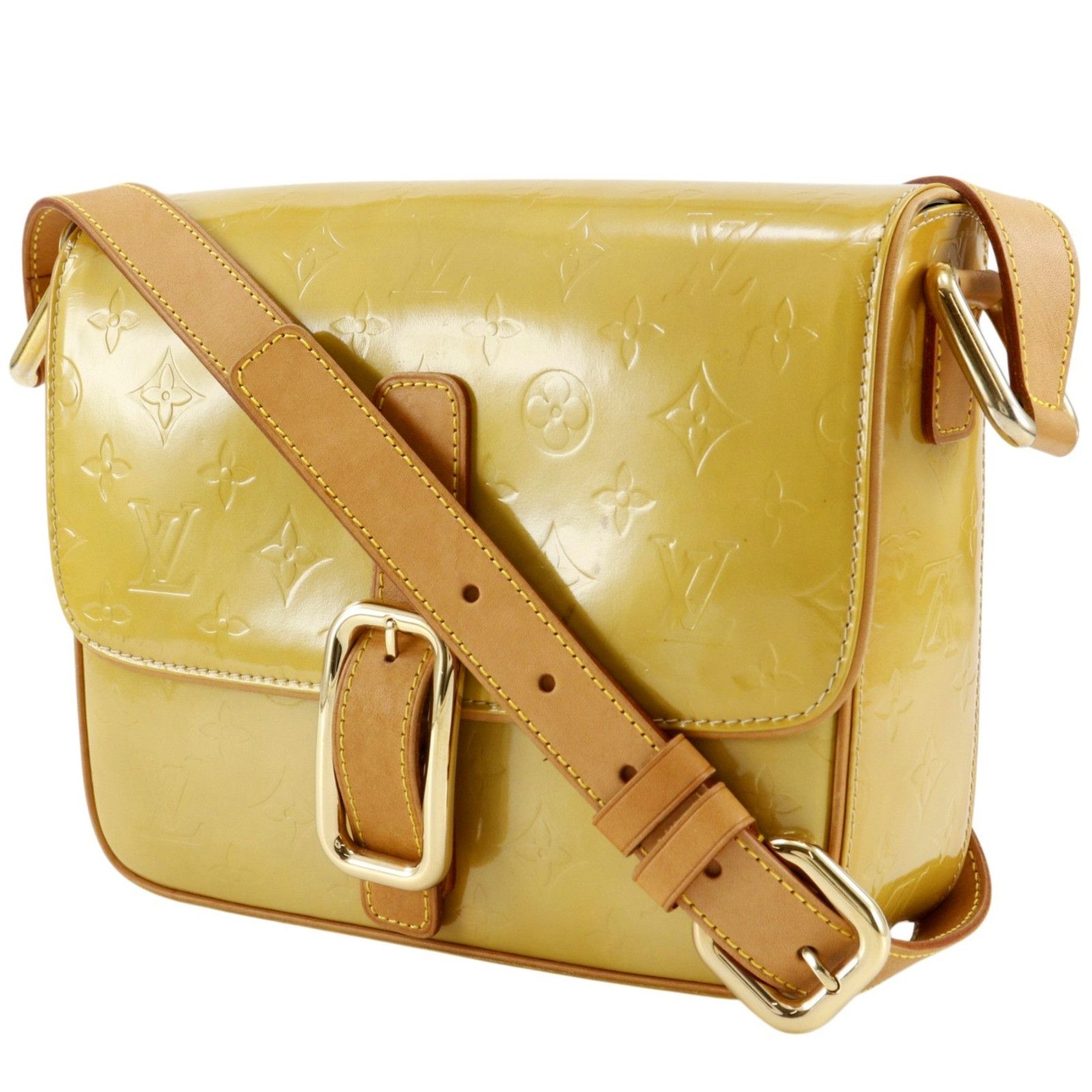 Louis Vuitton Louis Vuitton Louis Vuitton Christy GM Monogram Vernis Shoulder Bag Leather Shoulder Bag M91147 DUTY FREE for USA Size ONE SIZE - 2 Thumbnail