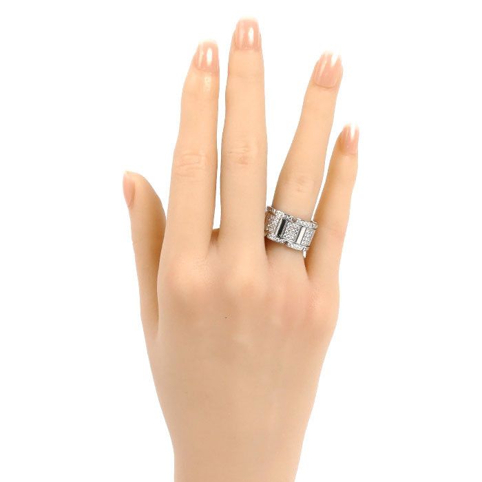 Cartier Cartier Cartier Tank Francaise Au750 Diamond Ring Size 13 Precious Metal Ring DUTY FREE for USA Size ONE SIZE - 7 Thumbnail