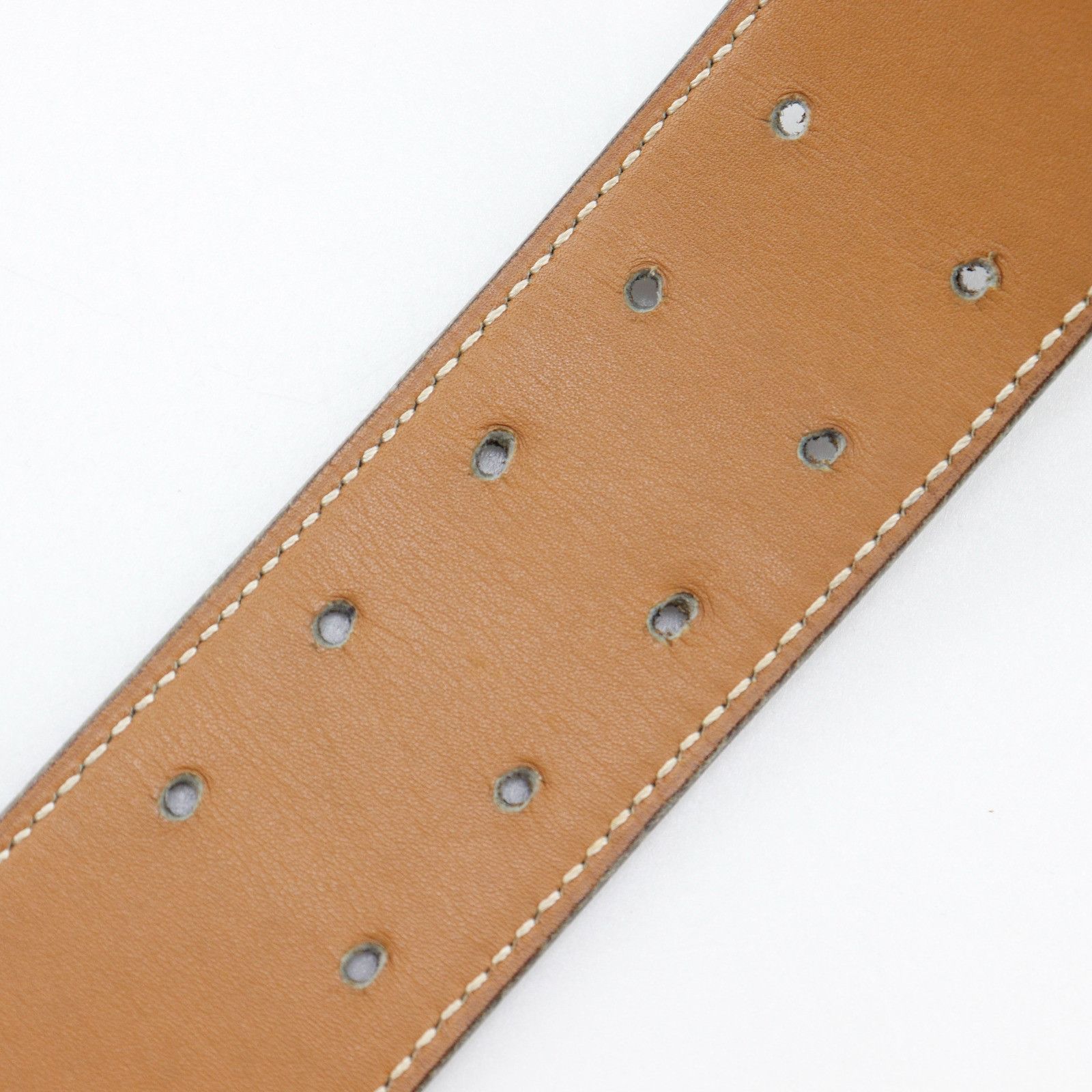 Hermes Hermes Hermes Horse Buckle Leather Reversible Belt Leather Belt J DUTY FREE for USA Size ONE SIZE - 7 Thumbnail