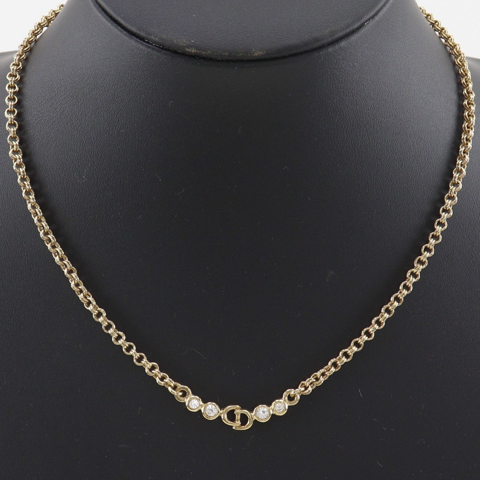 Dior Dior Christian Dior CD Logo Necklace Metal Necklace DUTY FREE for USA Size ONE SIZE - 2 Thumbnail