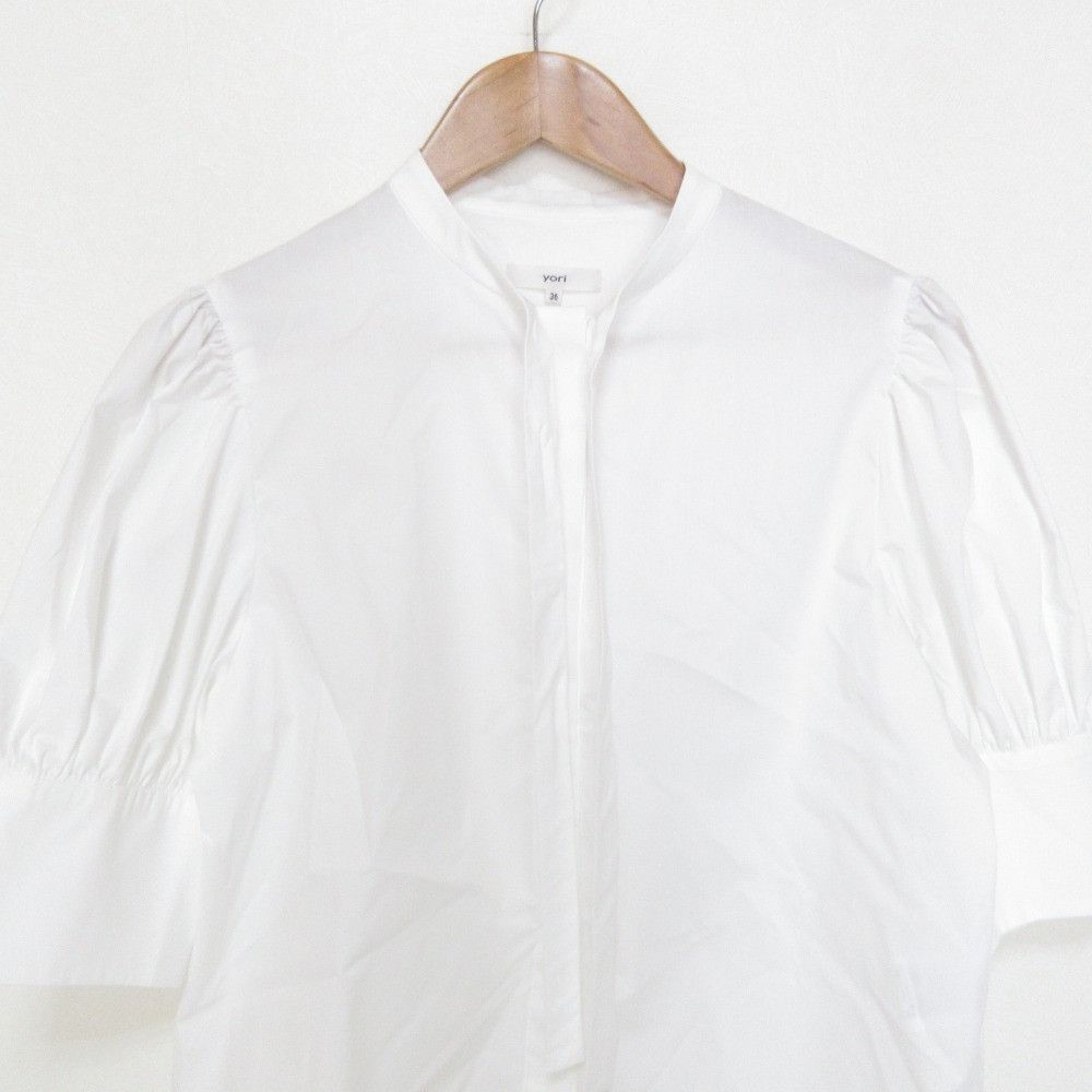 Other Other yori Ribbon Short Sleeve Blouse Textile Tops YR21-23028SP DUTY FREE for USA Size ONE SIZE - 6 Thumbnail