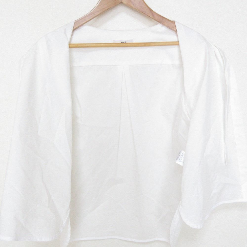 Other Other yori Ribbon Short Sleeve Blouse Textile Tops YR21-23028SP DUTY FREE for USA Size ONE SIZE - 8 Thumbnail