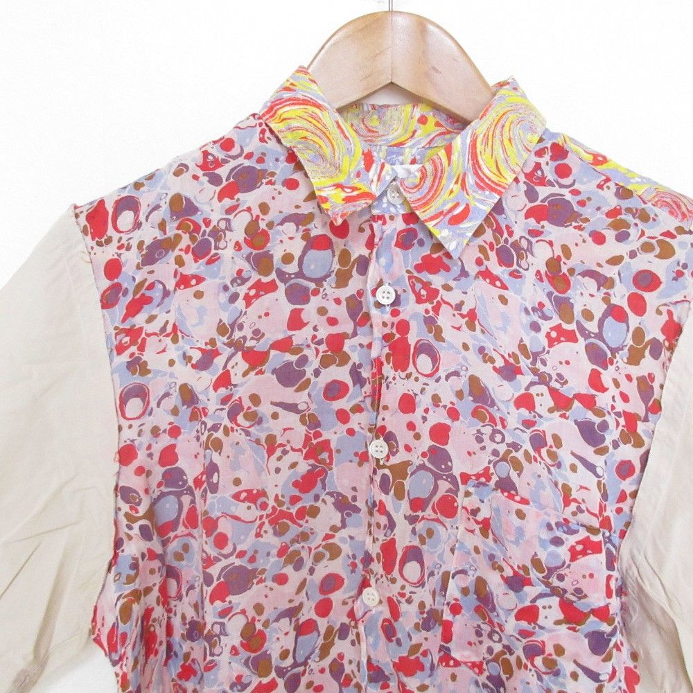 Comme des Garcons Comme des Garçons Comme des Garcons Shirt Docking Short Sleeve Shirt Textile Dress Shirt DUTY FREE for USA Size ONE SIZE - 3 Thumbnail