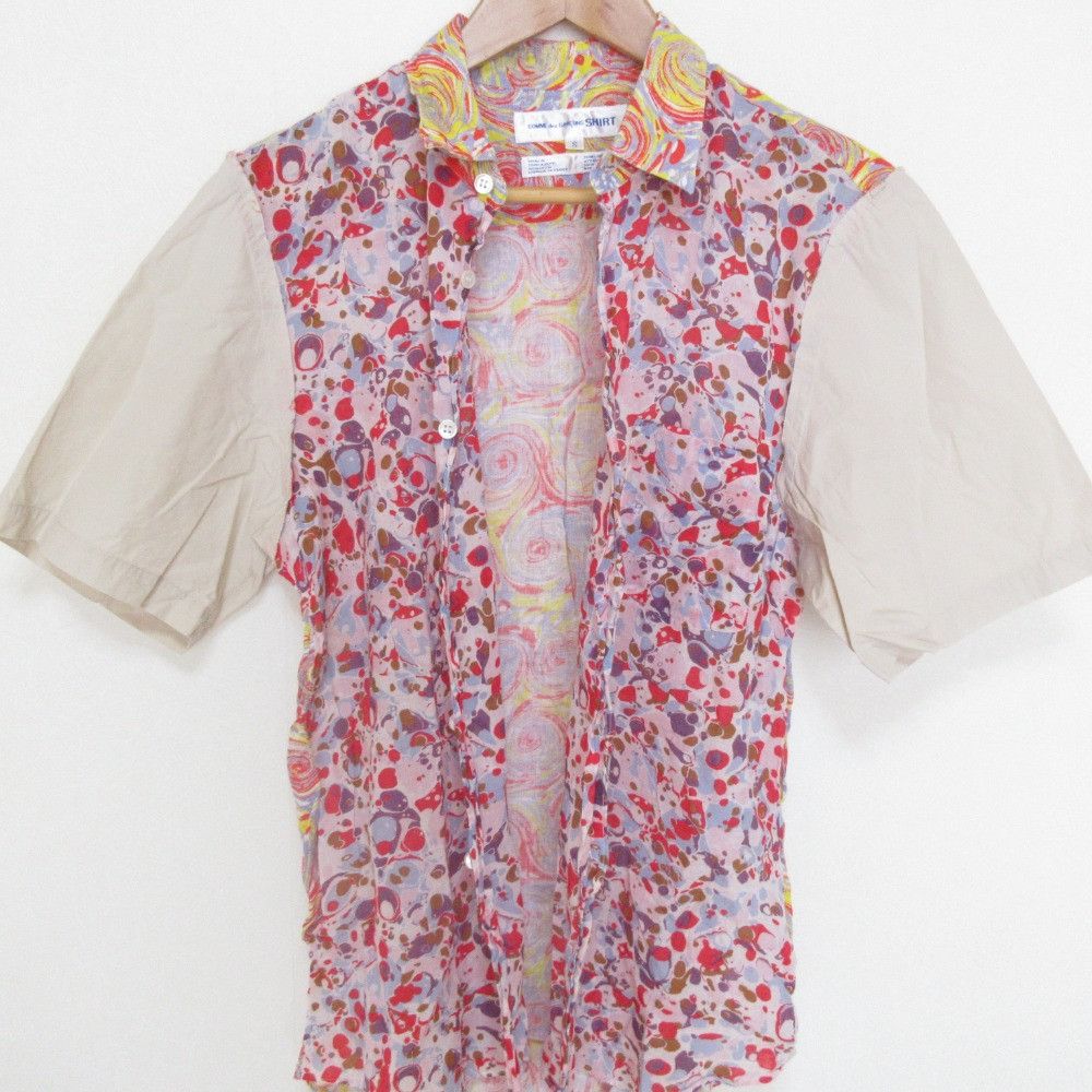 Comme des Garcons Comme des Garçons Comme des Garcons Shirt Docking Short Sleeve Shirt Textile Dress Shirt DUTY FREE for USA Size ONE SIZE - 10 Thumbnail