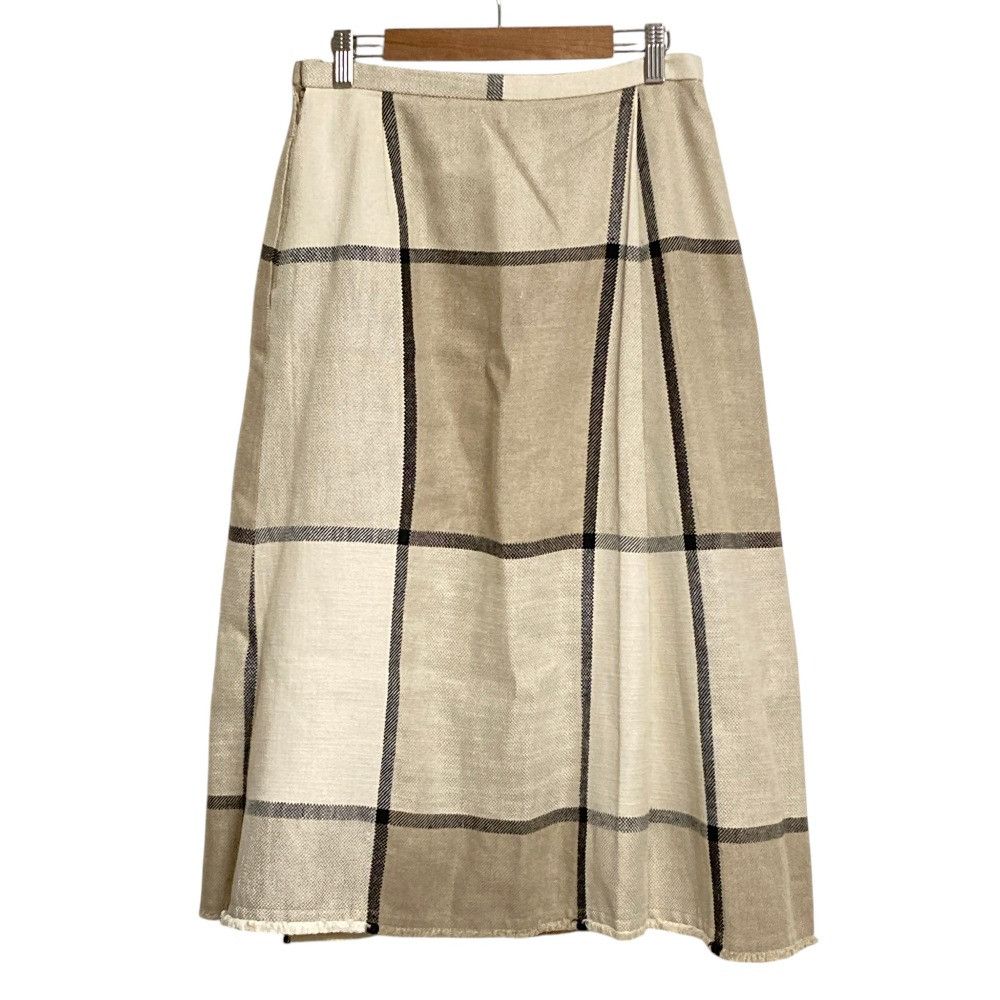 Other Other Drawer Check Fringe Skirt Textile Skirts 6524-234-1514 DUTY FREE for USA Size ONE SIZE - 2 Thumbnail