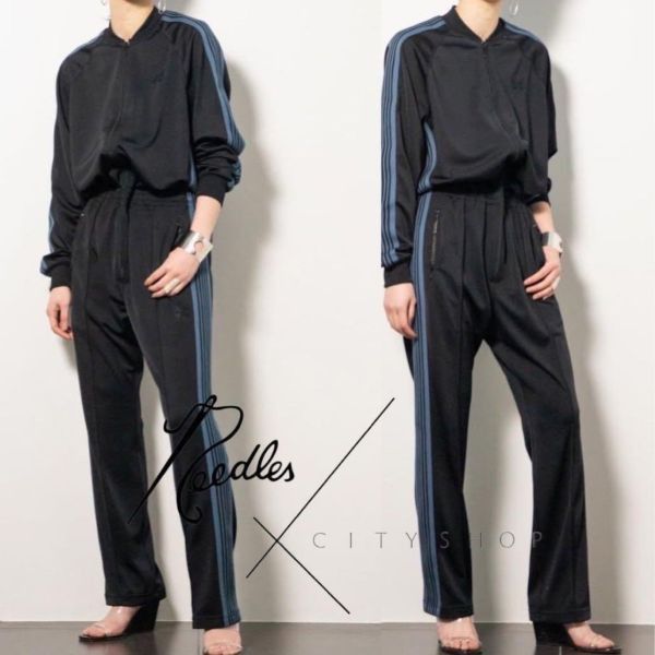 Other Other Needles TRACK JUMP SUIT BRIGHT JERSEY jumpsuit Textile Suits KP449 DUTY FREE for USA Size ONE SIZE - 3 Thumbnail