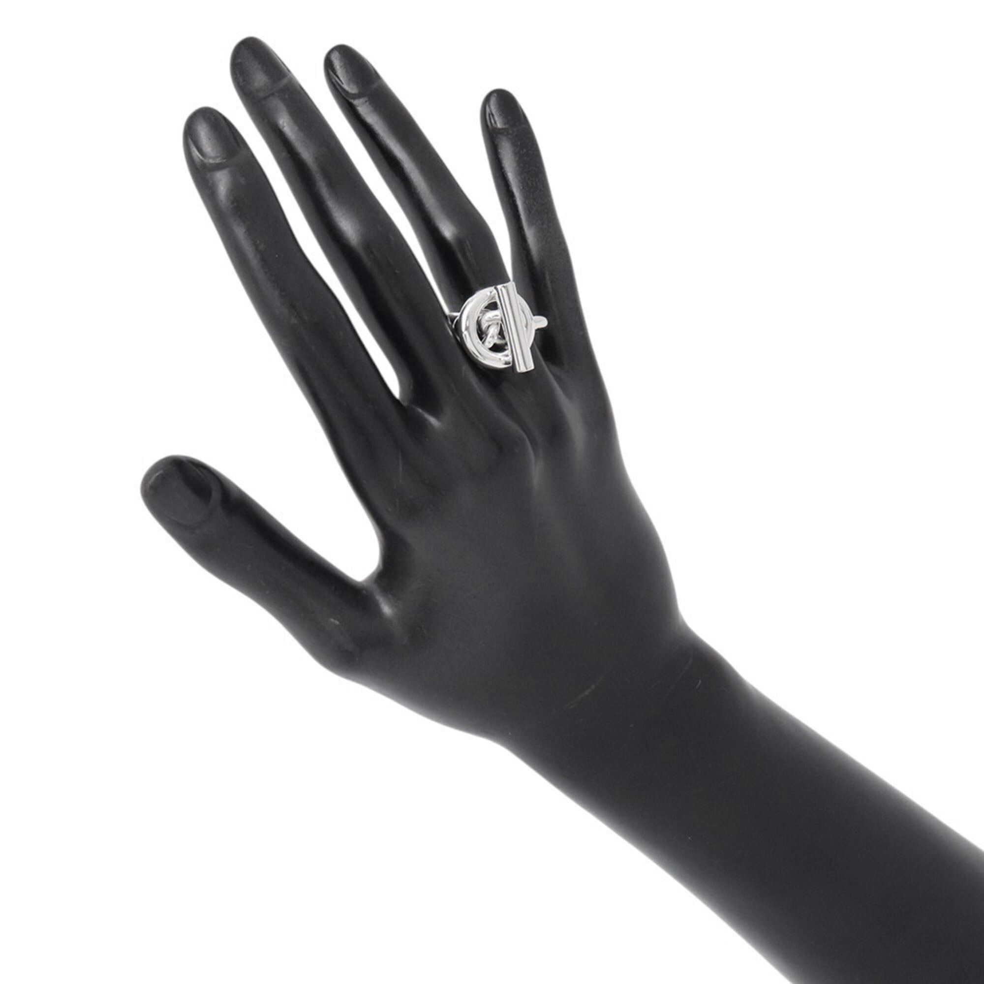 Hermes Hermes Croisette MM ring, SV925 silver, ring size 52. HERMES ring. Size ONE SIZE - 4 Thumbnail