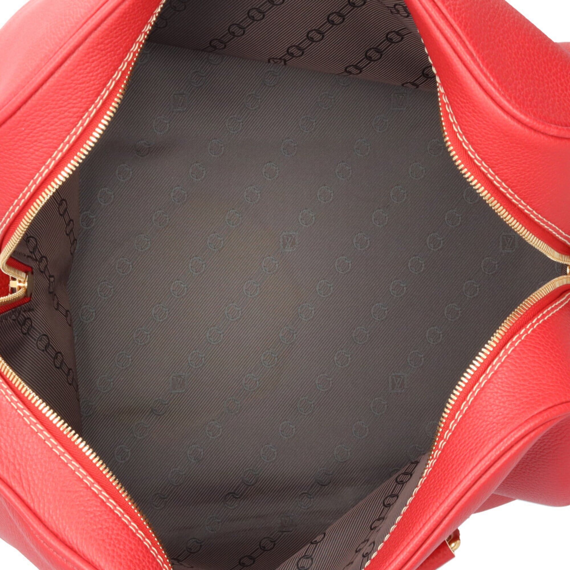 Louis Vuitton Louis Vuitton Carryall Boston Bag, Leather M95140 Red, Men's and Women's, LOUIS VUITTON Size ONE SIZE - 8 Thumbnail