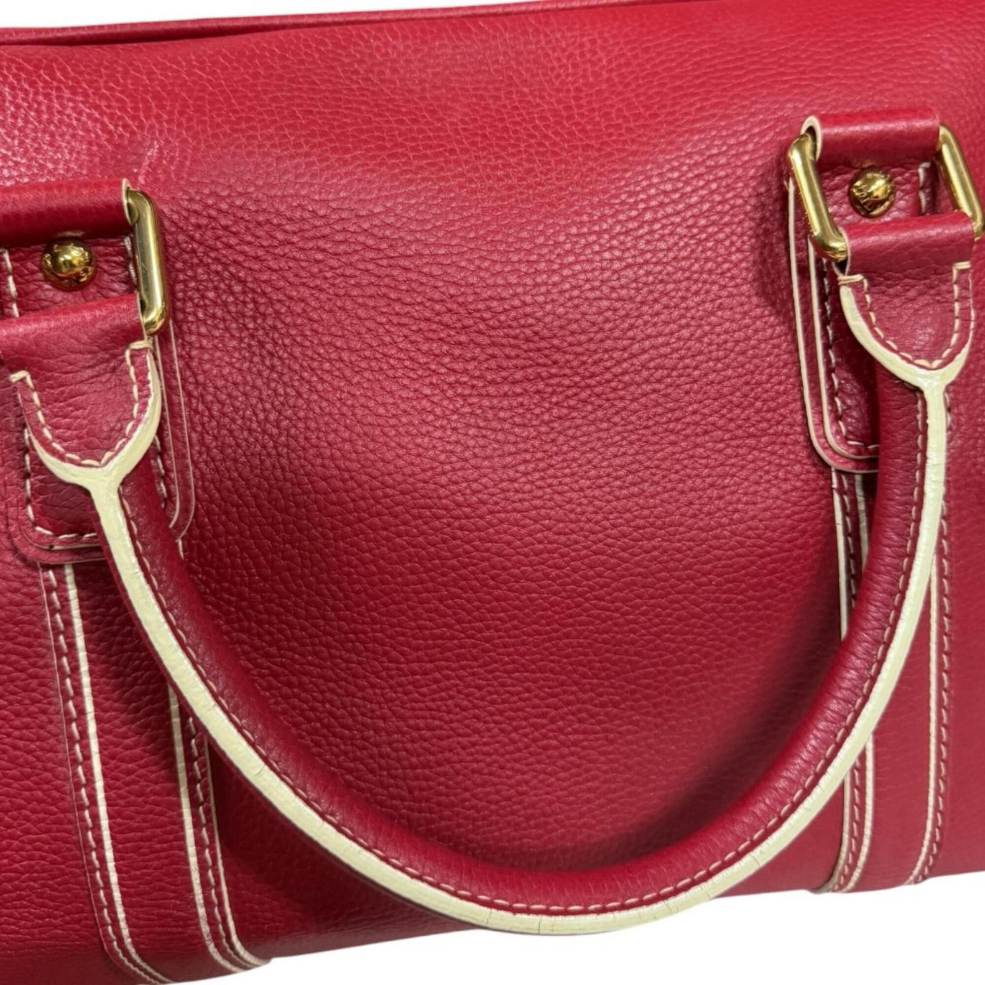 Louis Vuitton Louis Vuitton Carryall Boston Bag, Leather M95140 Red, Men's and Women's, LOUIS VUITTON Size ONE SIZE - 15 Thumbnail