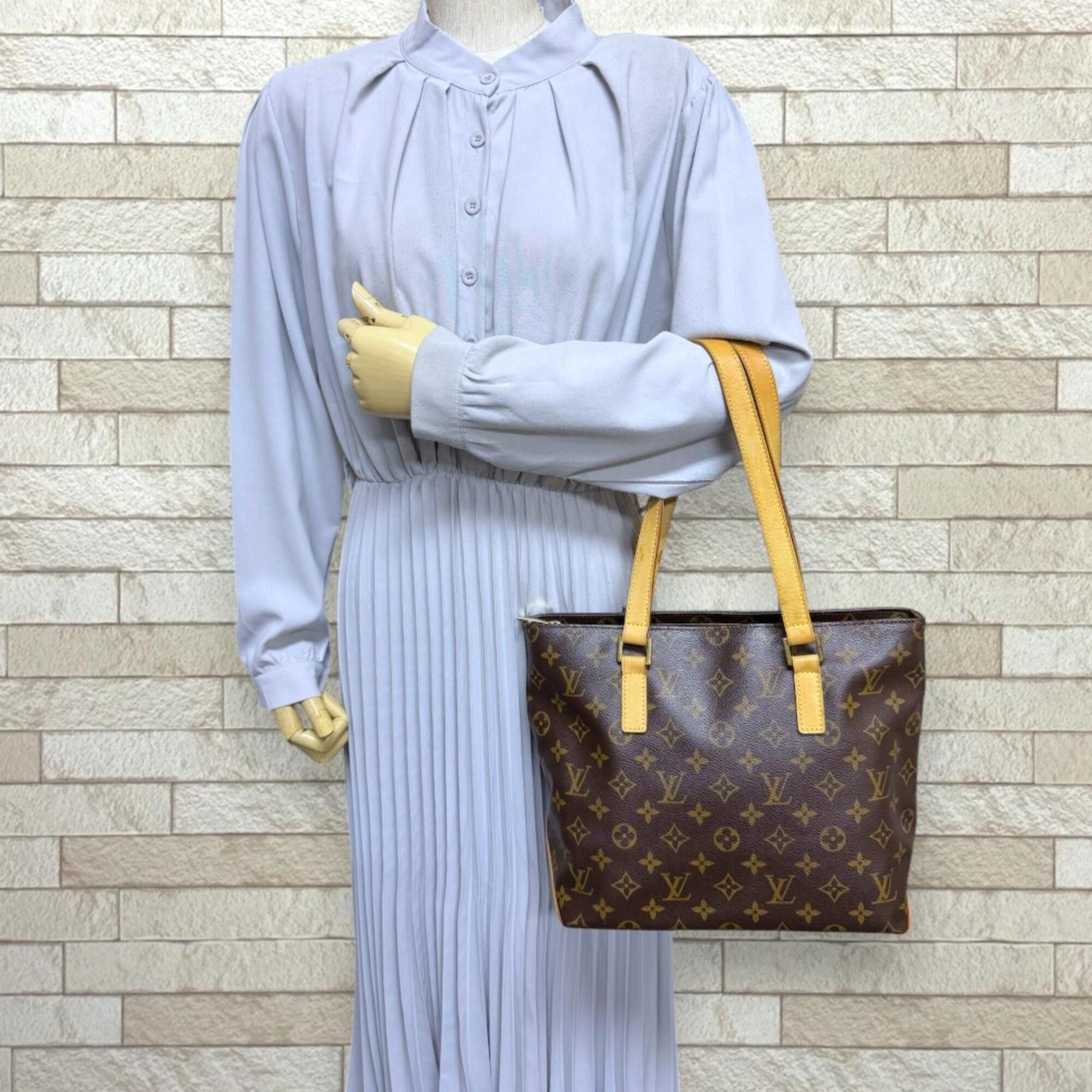 Louis Vuitton Louis Vuitton Cabas Piano Monogram Tote Bag, Canvas M51148 Brown, Women's LOUIS VUITTON Size ONE SIZE - 2 Thumbnail